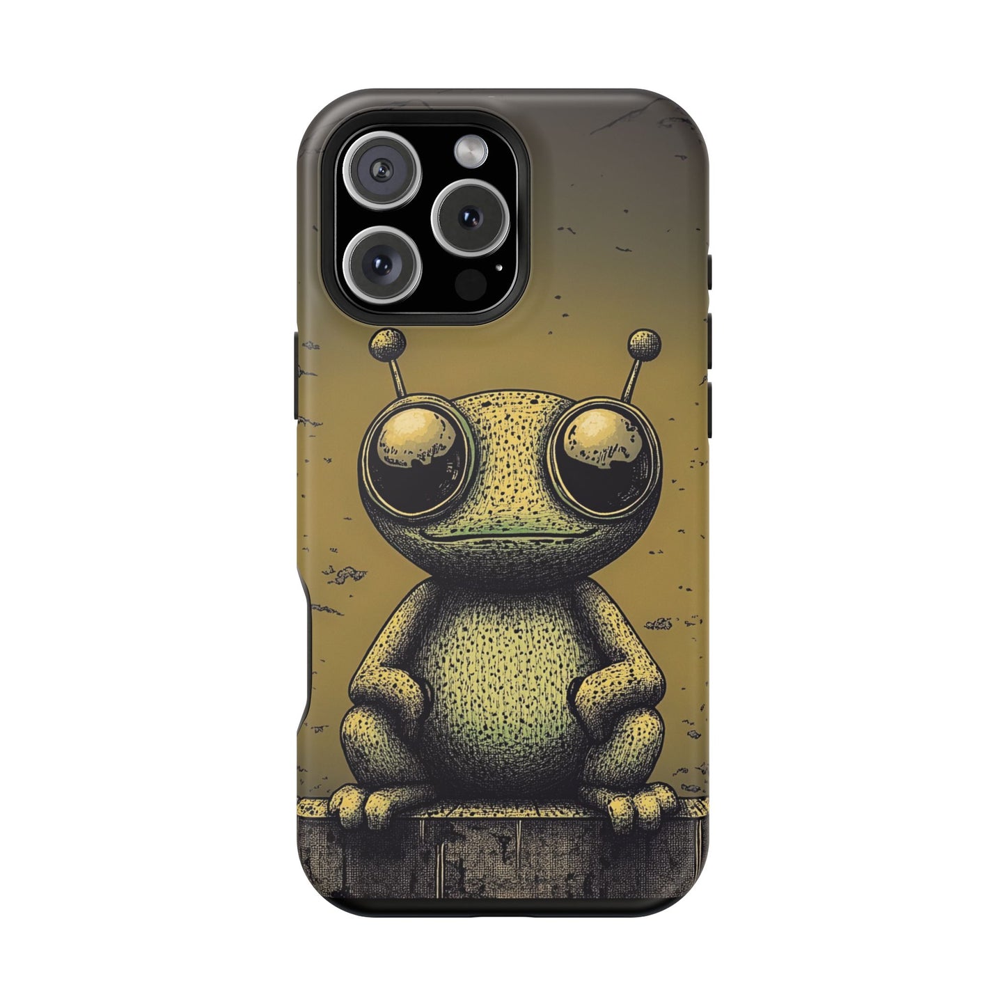 Protective Phone Case – Friendly Alien Design