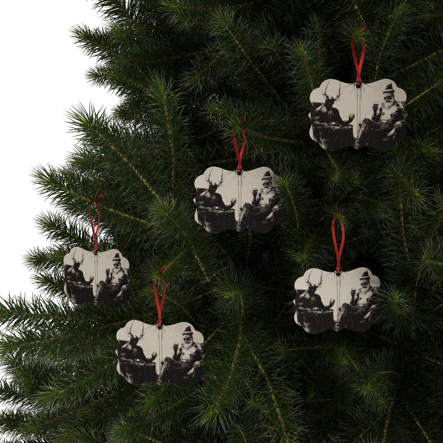 Aluminum Ornaments - Drinking Buddies