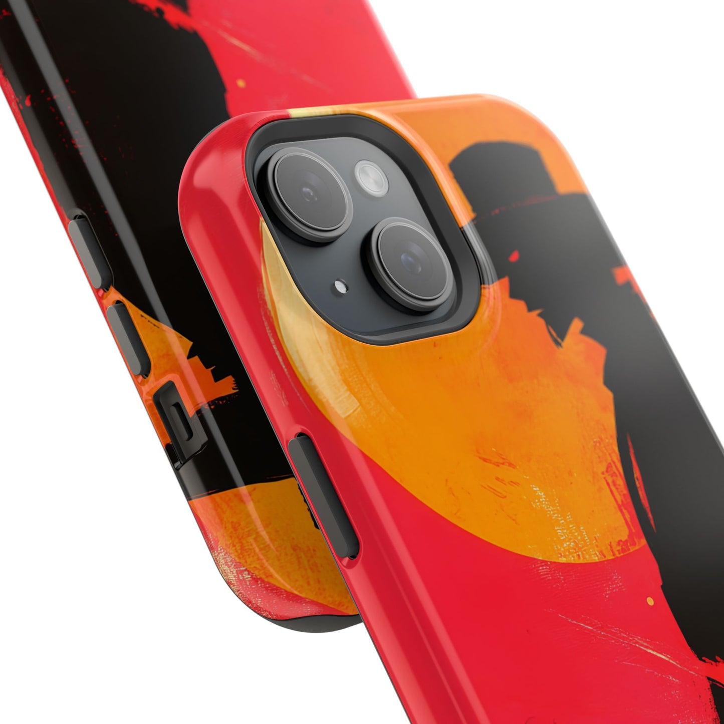 Protective Phone Case – Western Silhouette Design