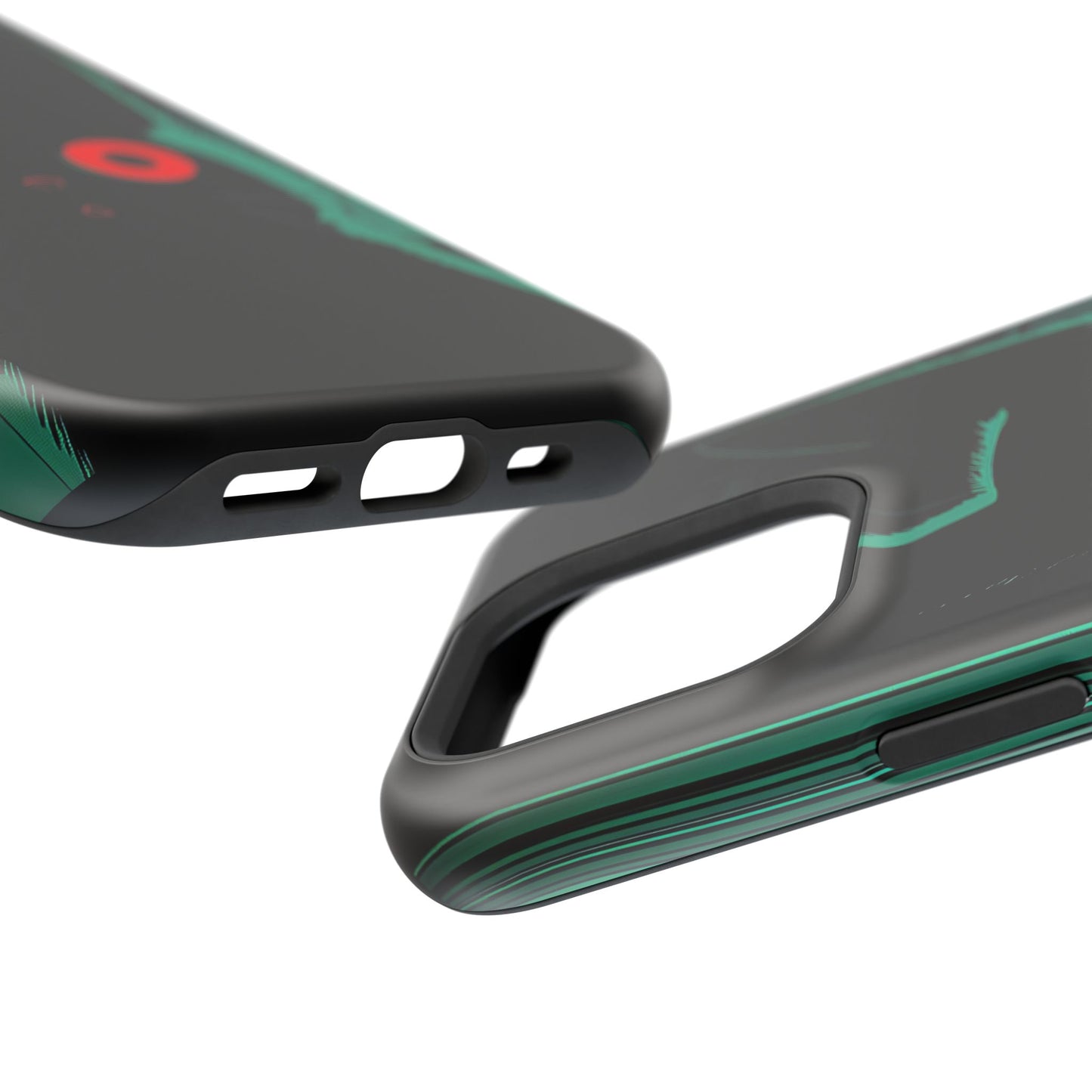 Protective Phone Case – Mysterious Black Cat Design