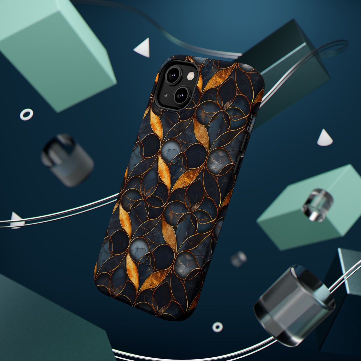 Magnetic Tough Cases -- Golden Petals