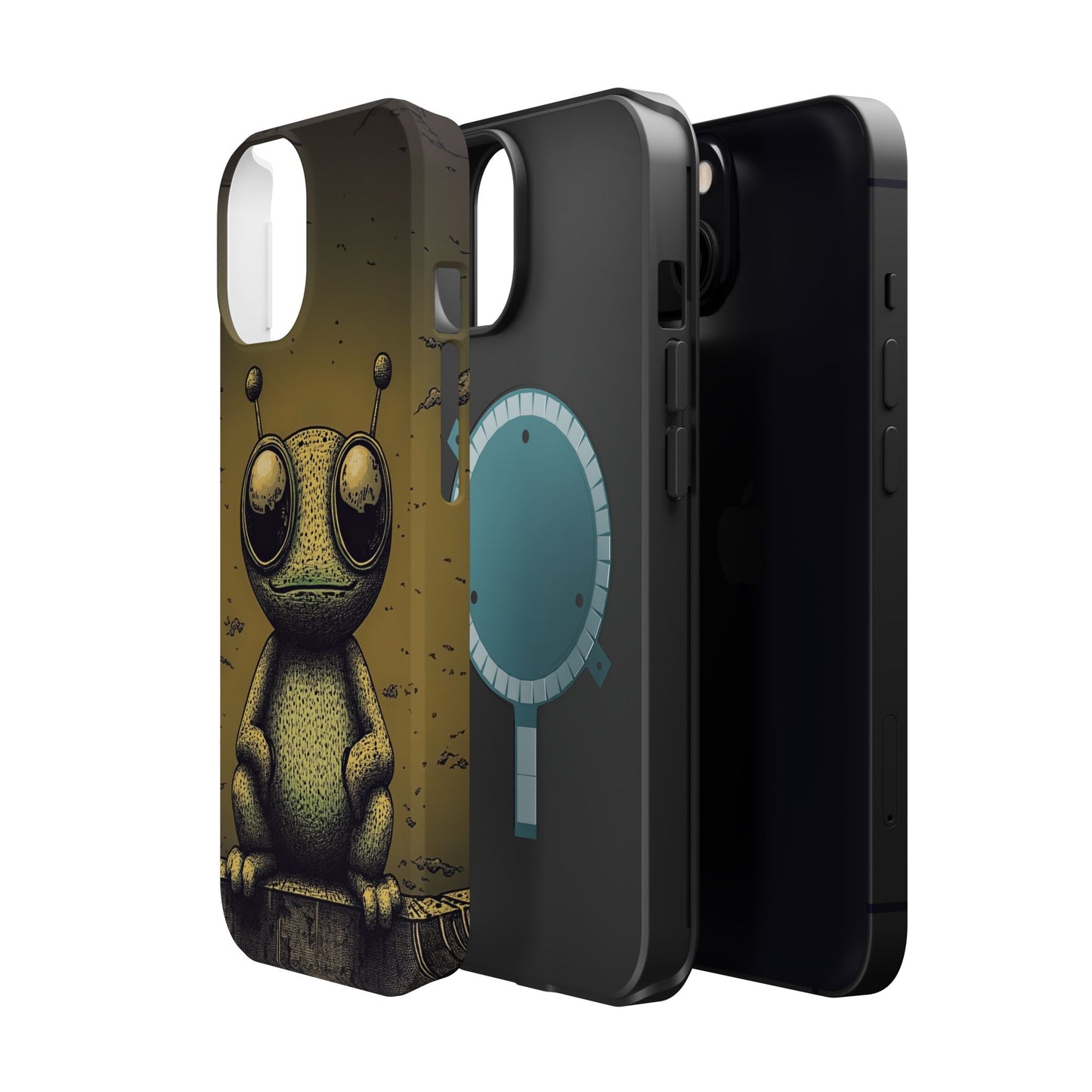 Protective Phone Case – Friendly Alien Design