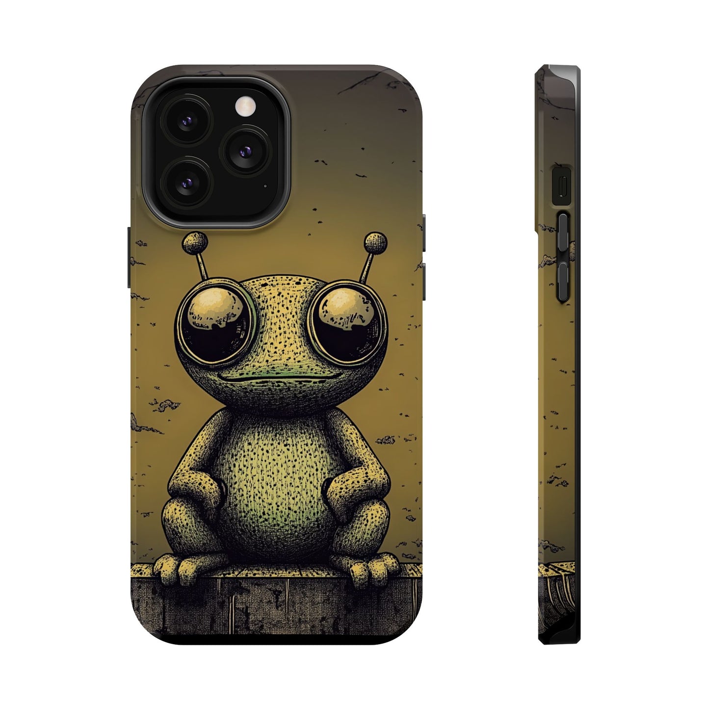 Protective Phone Case – Friendly Alien Design