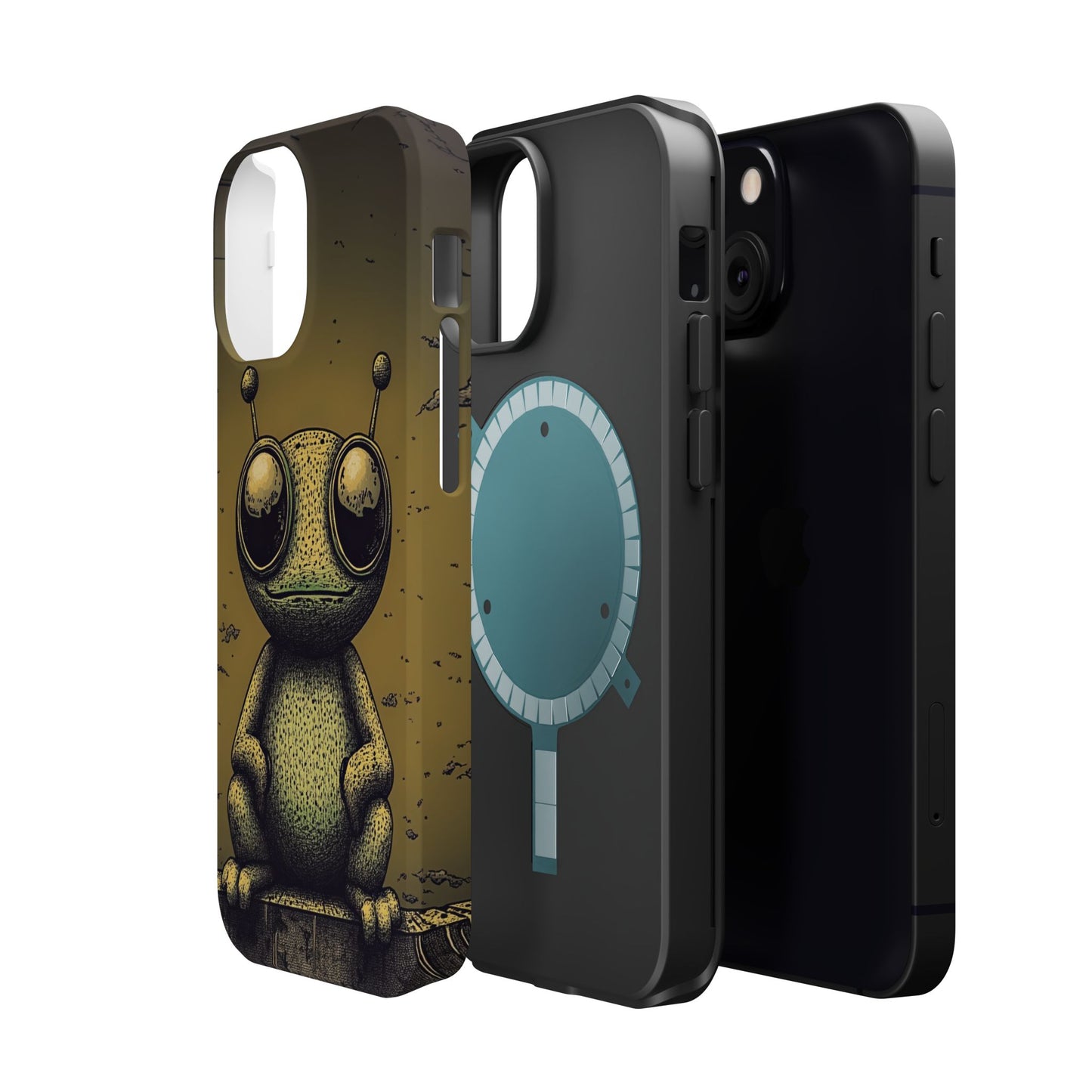 Protective Phone Case – Friendly Alien Design
