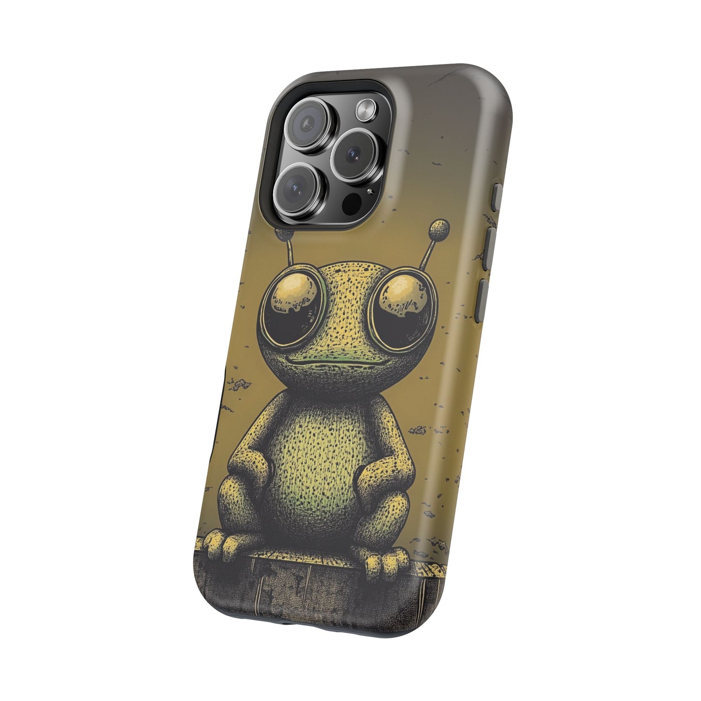 Protective Phone Case – Friendly Alien Design