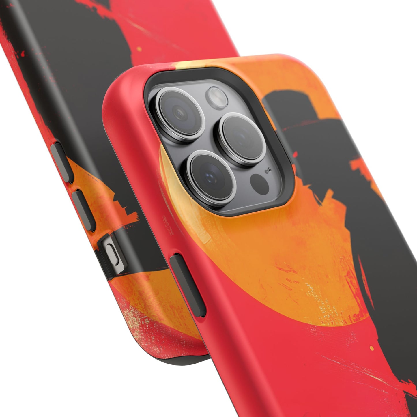 Protective Phone Case – Western Silhouette Design
