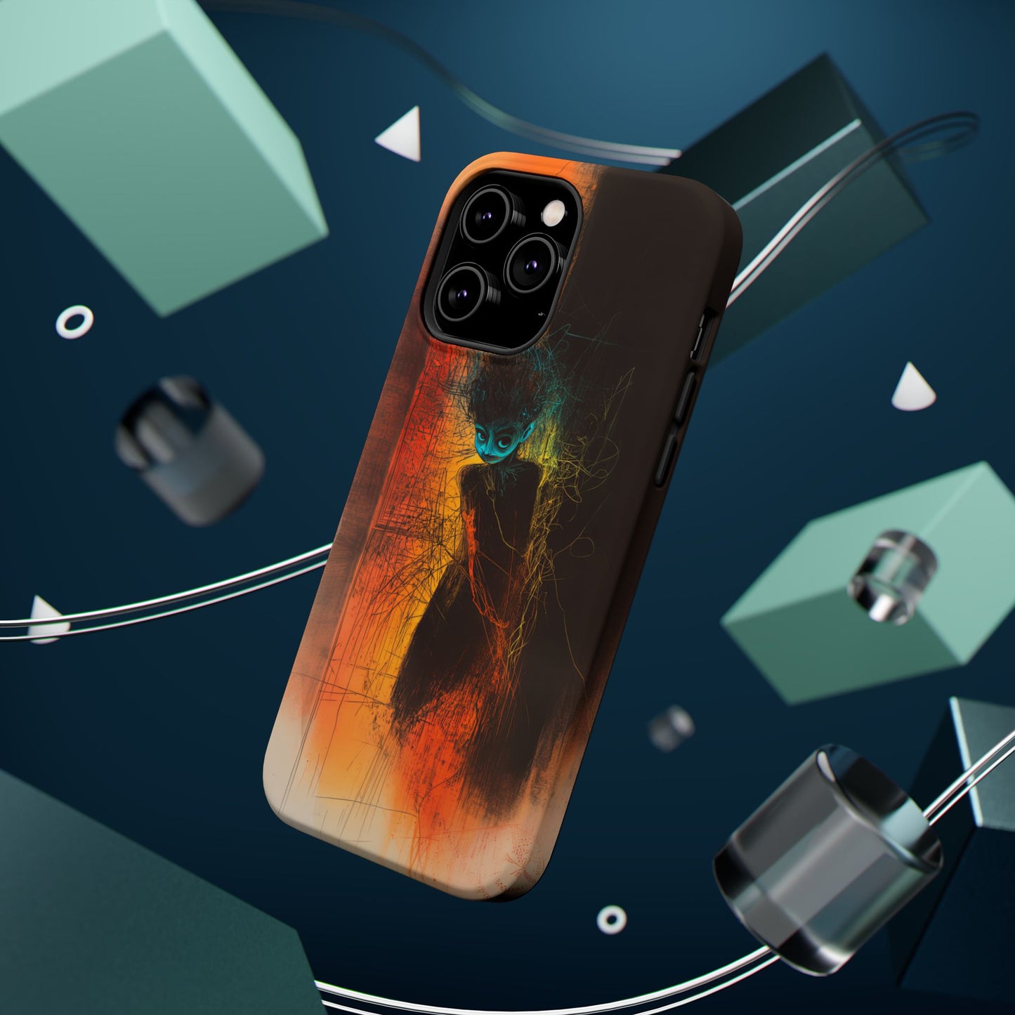 Protective Phone Case – Mystical Character Design