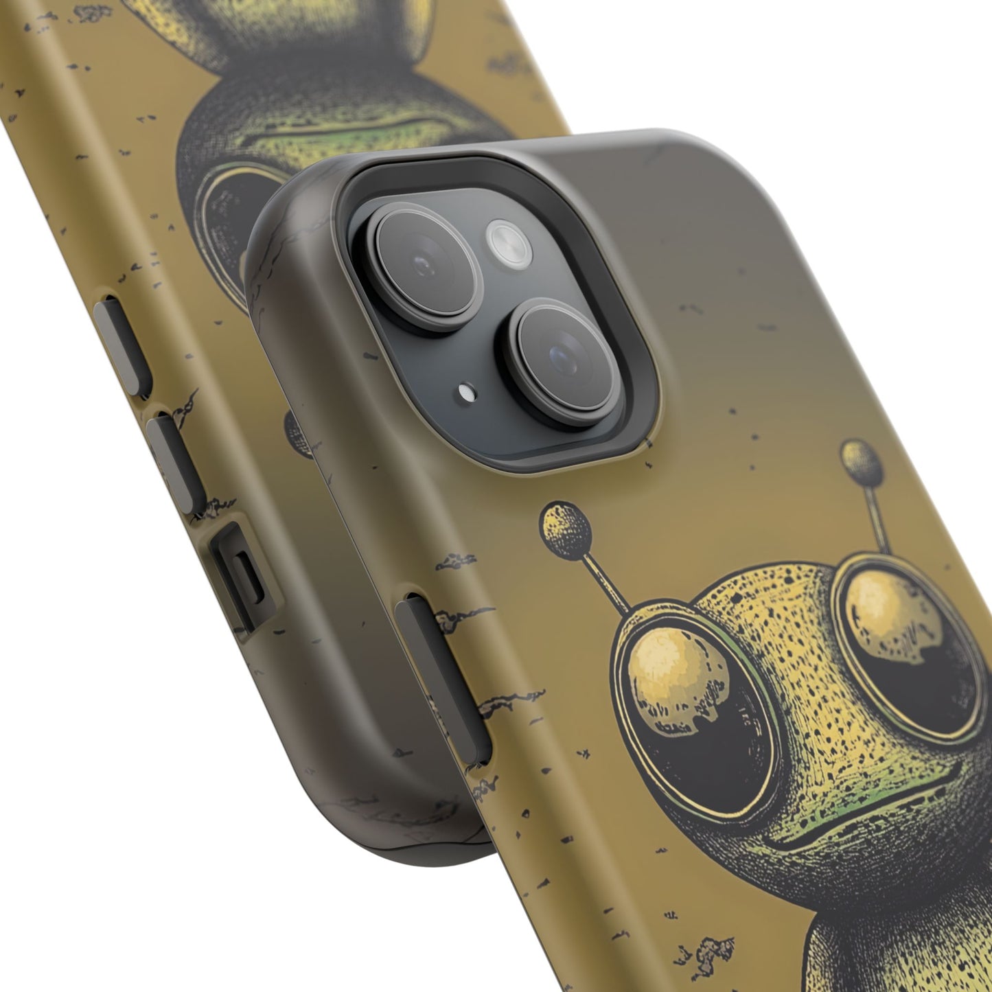 Protective Phone Case – Friendly Alien Design