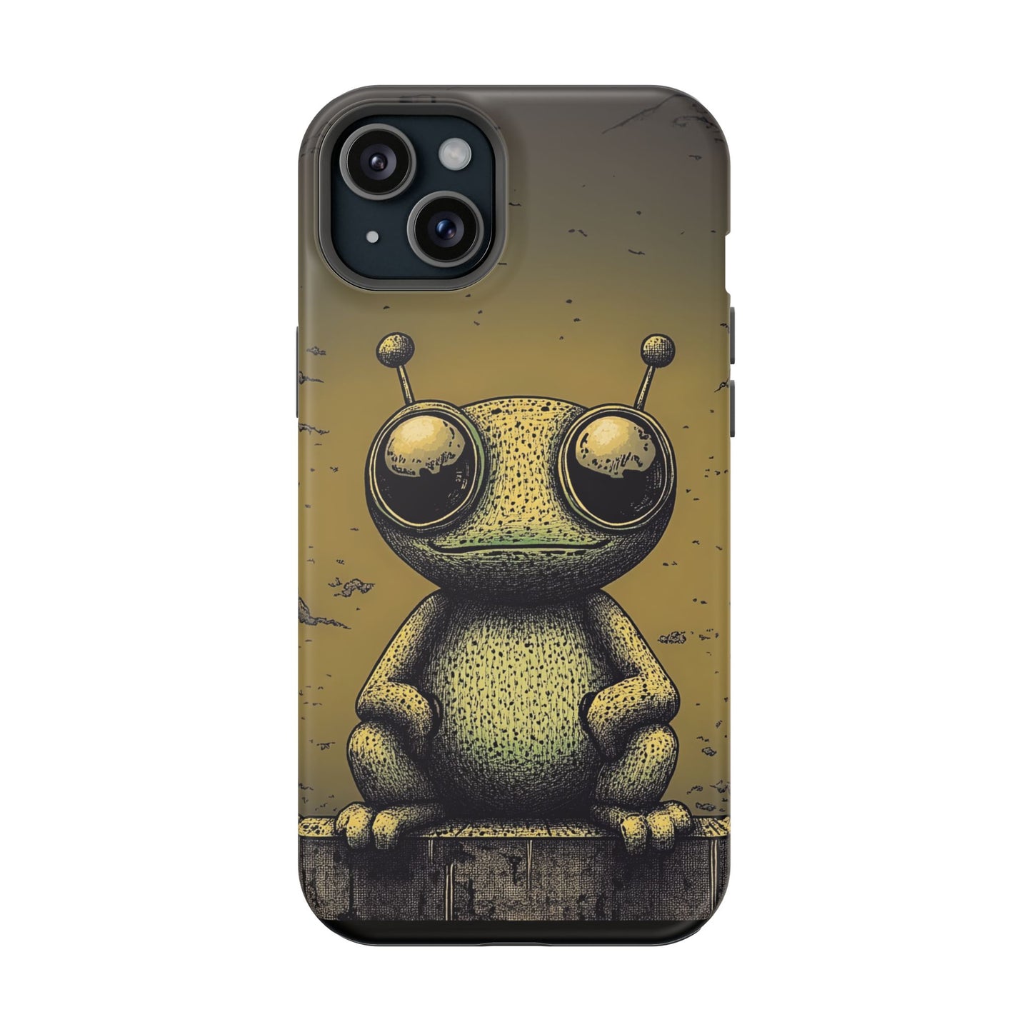 Protective Phone Case – Friendly Alien Design