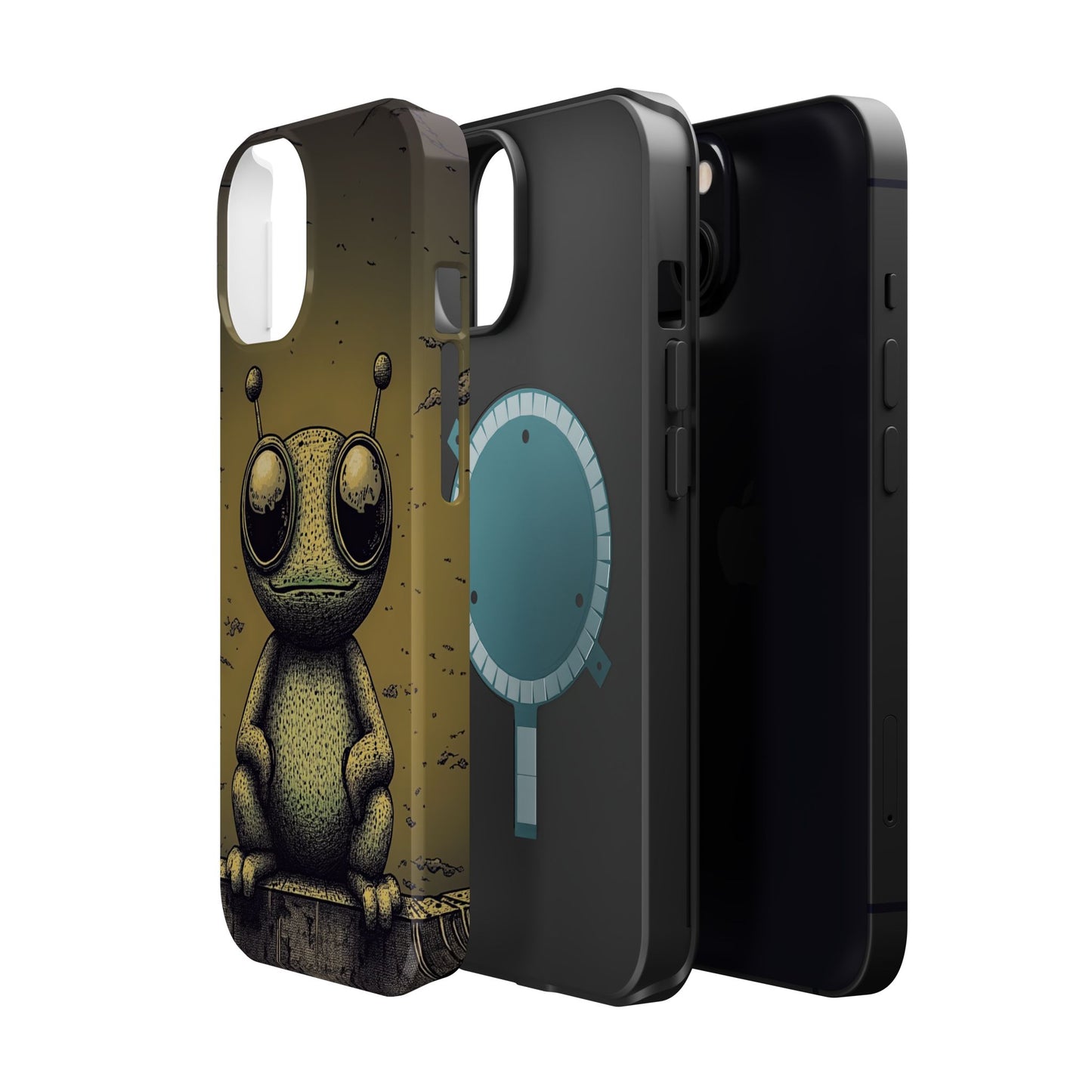 Protective Phone Case – Friendly Alien Design