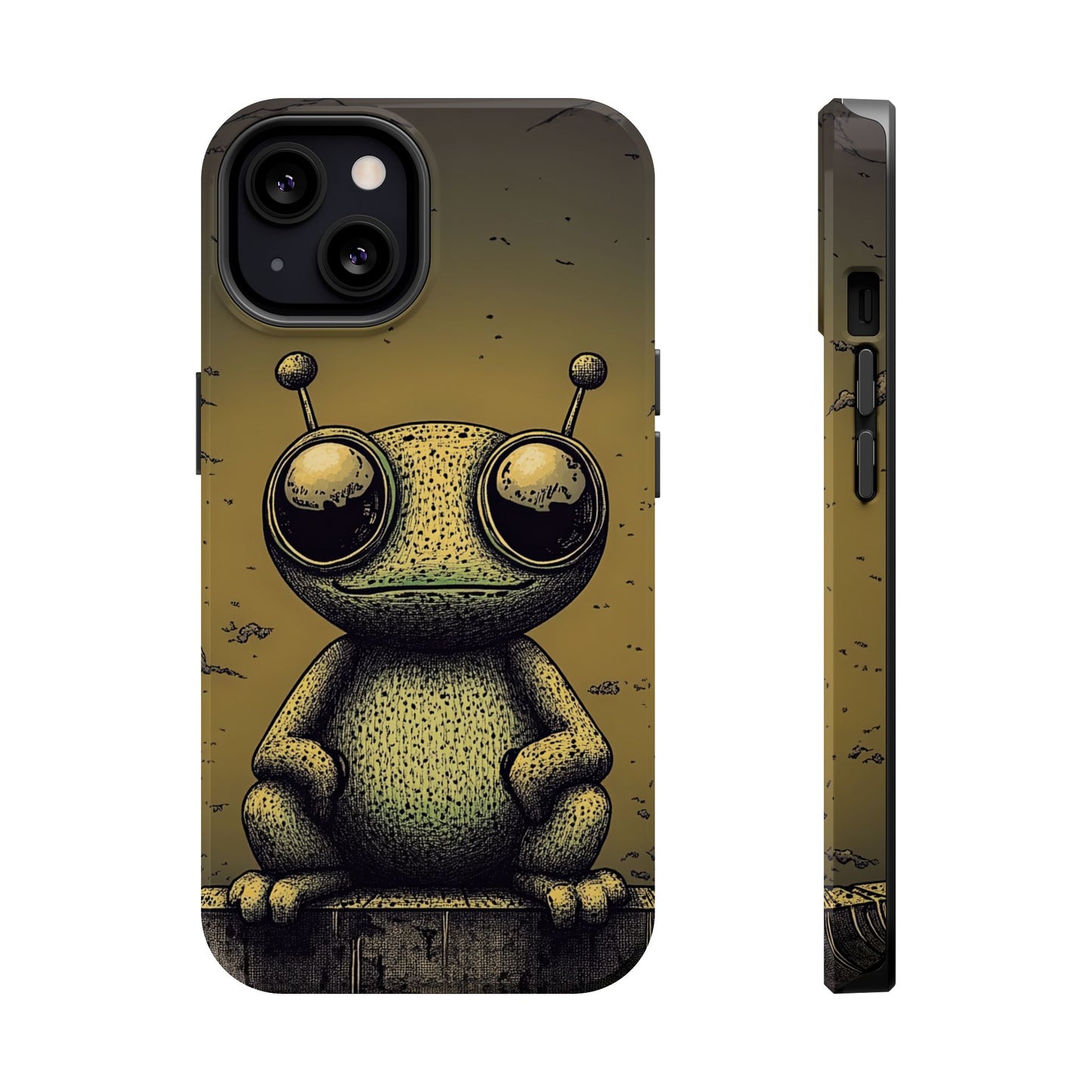Protective Phone Case – Friendly Alien Design