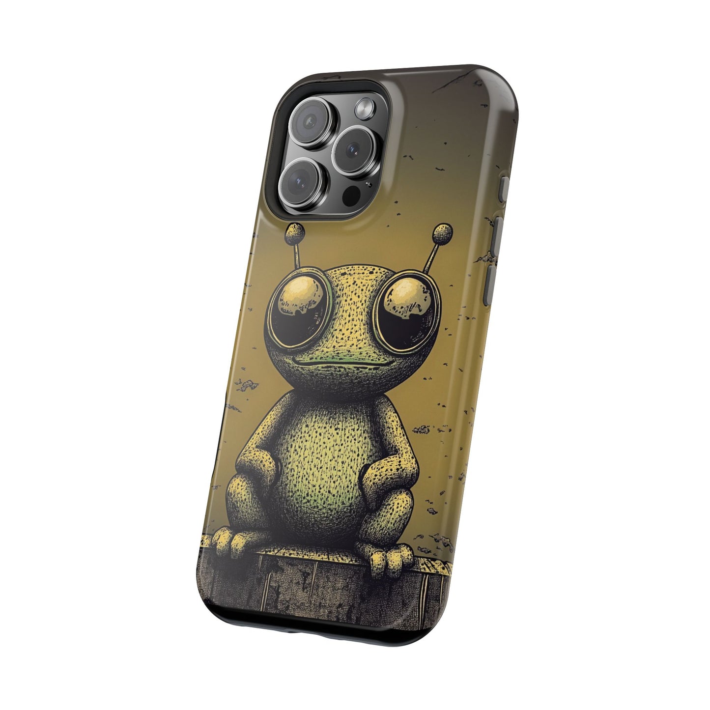 Protective Phone Case – Friendly Alien Design