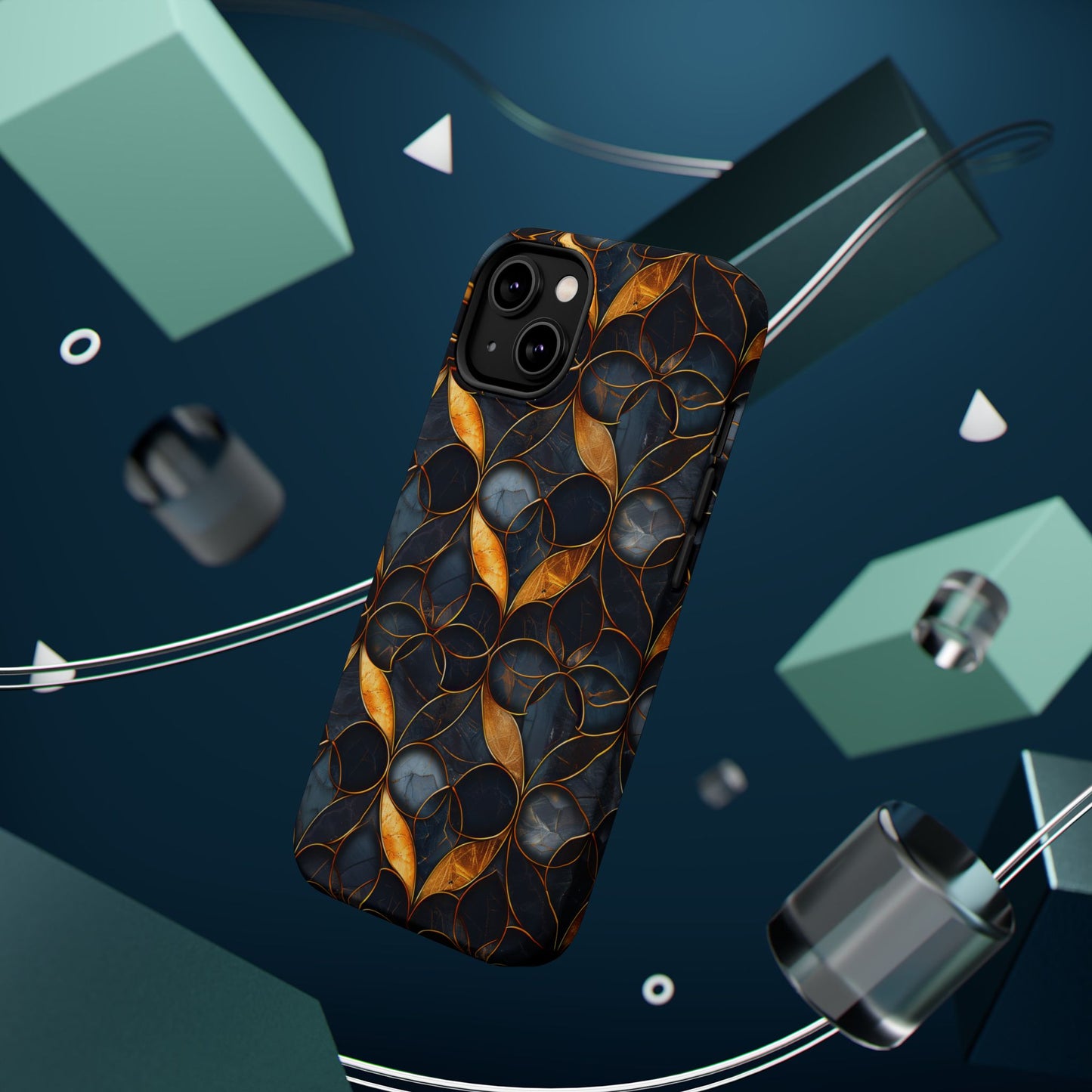 Magnetic Tough Cases -- Golden Petals