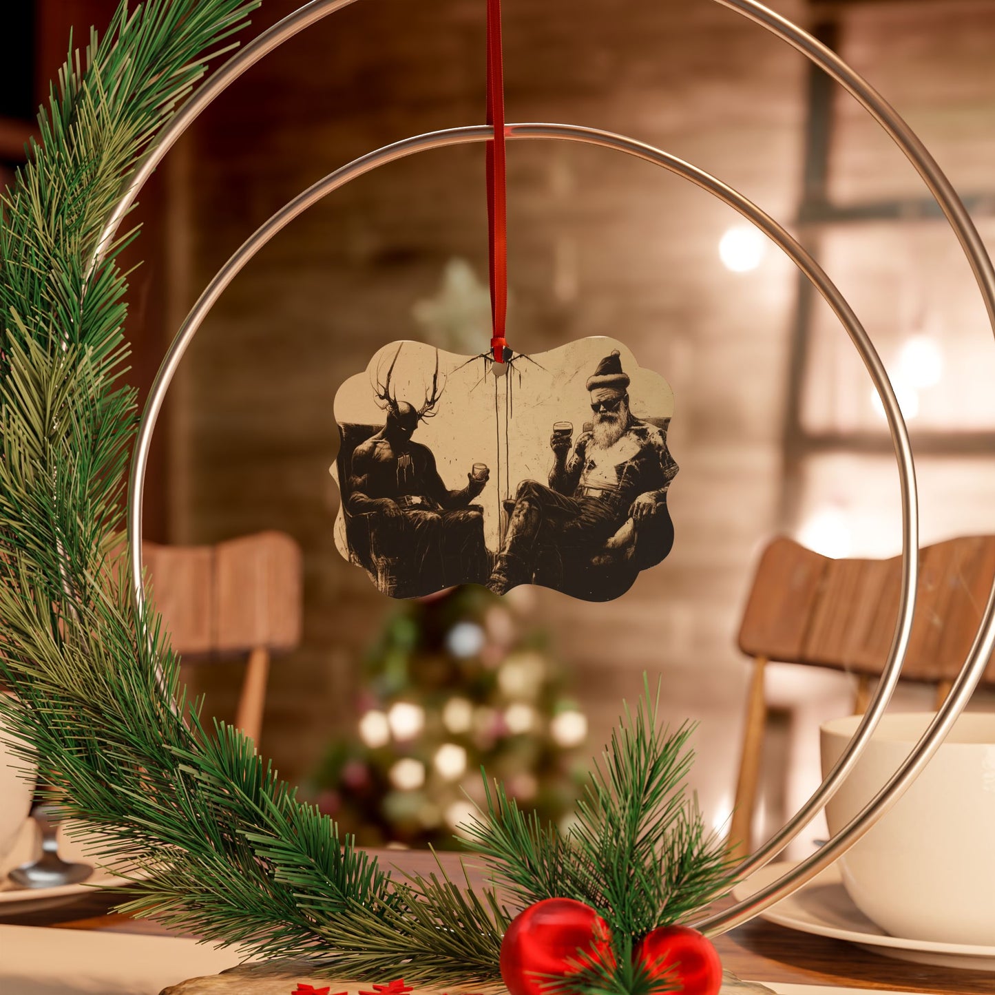 Aluminum Ornaments - Drinking Buddies