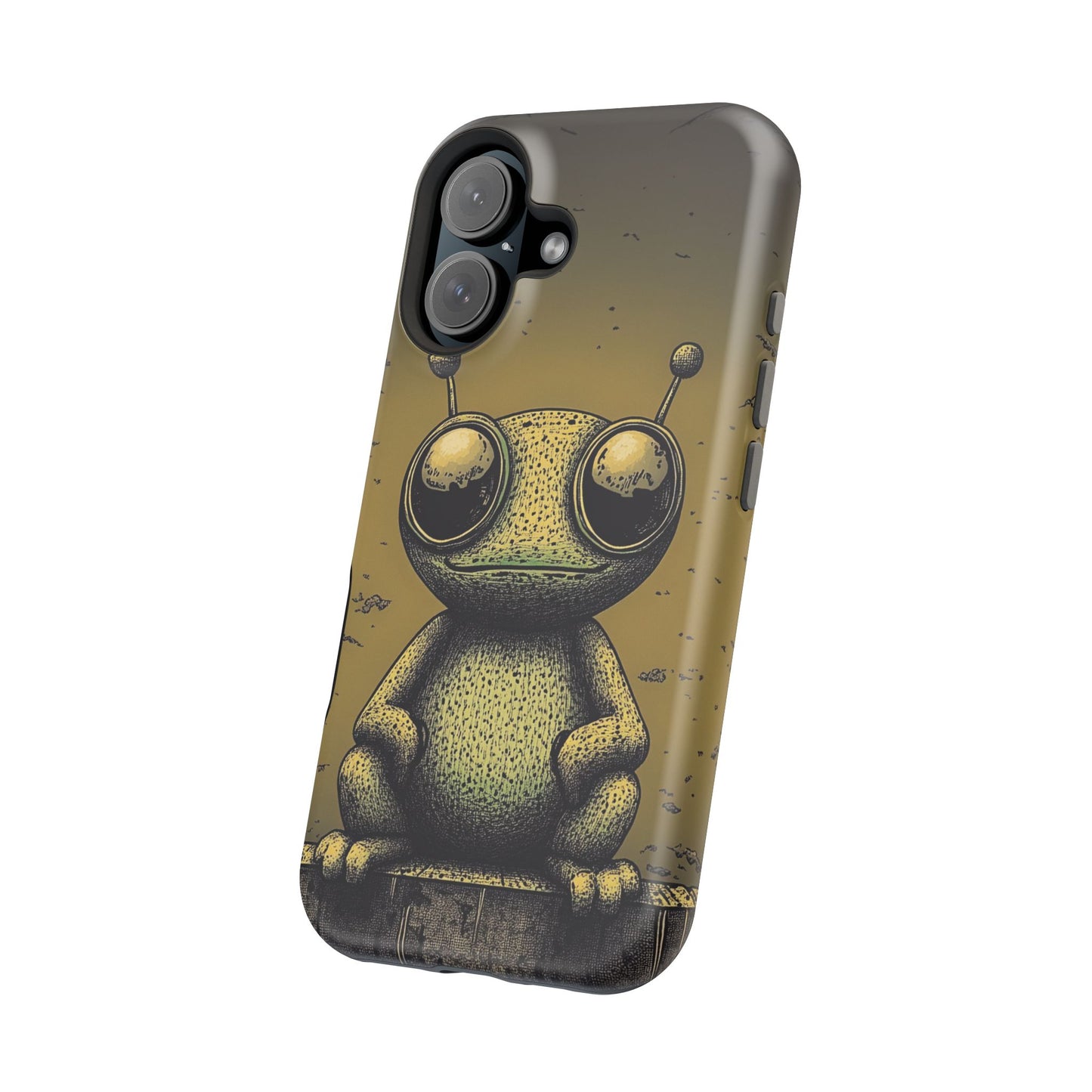 Protective Phone Case – Friendly Alien Design