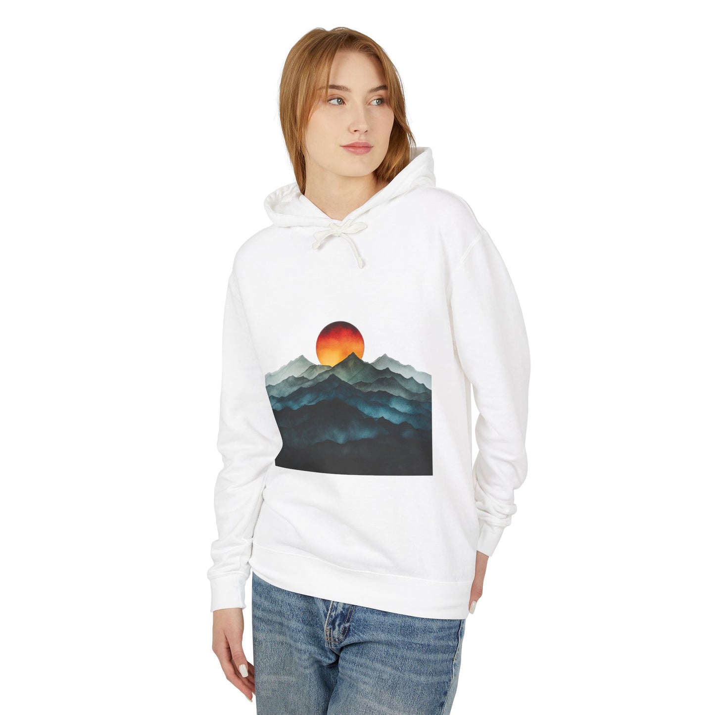 Unisex Lightweight Hooded Sweatshirt