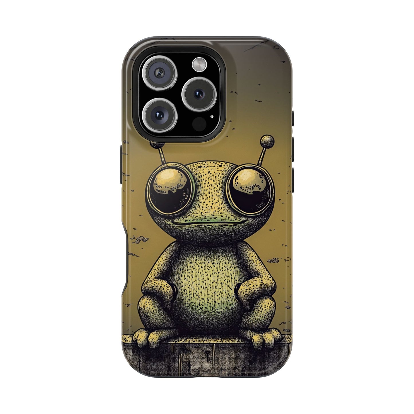 Protective Phone Case – Friendly Alien Design