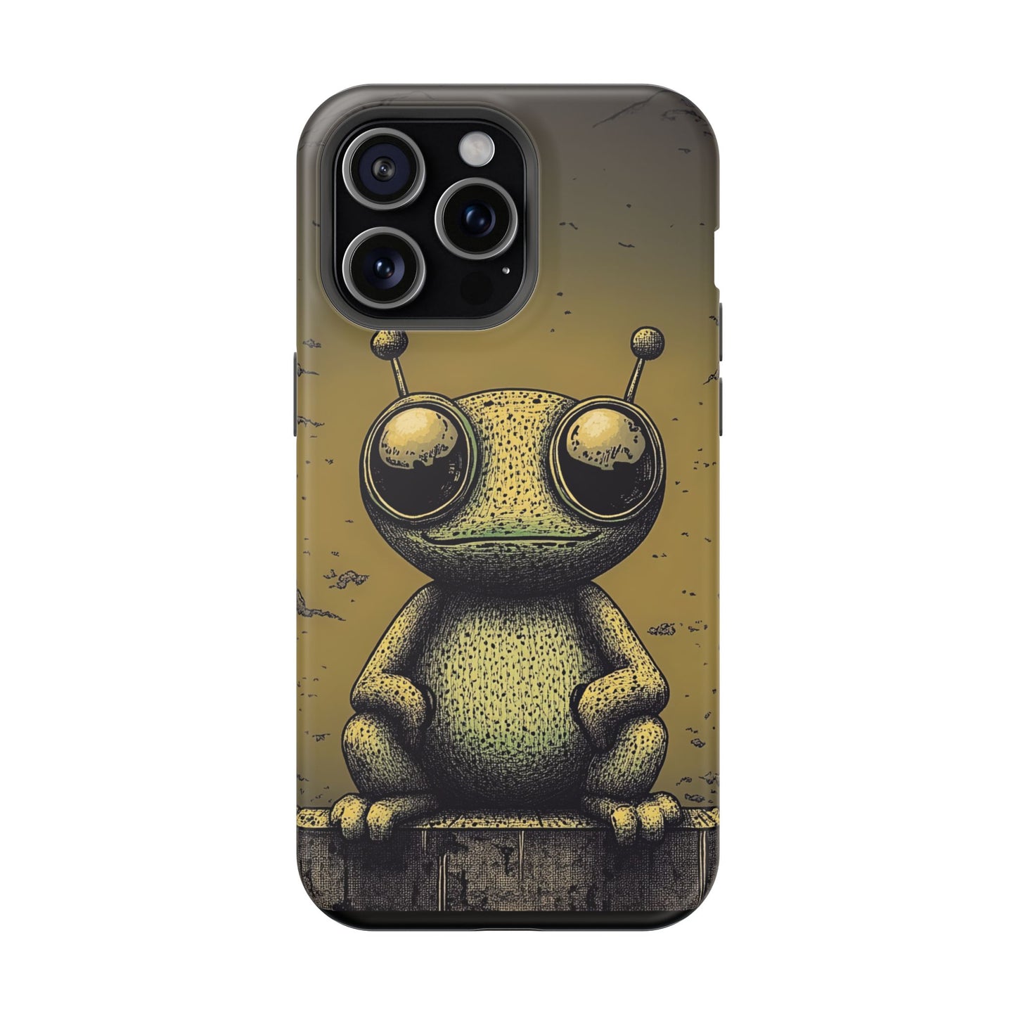 Protective Phone Case – Friendly Alien Design