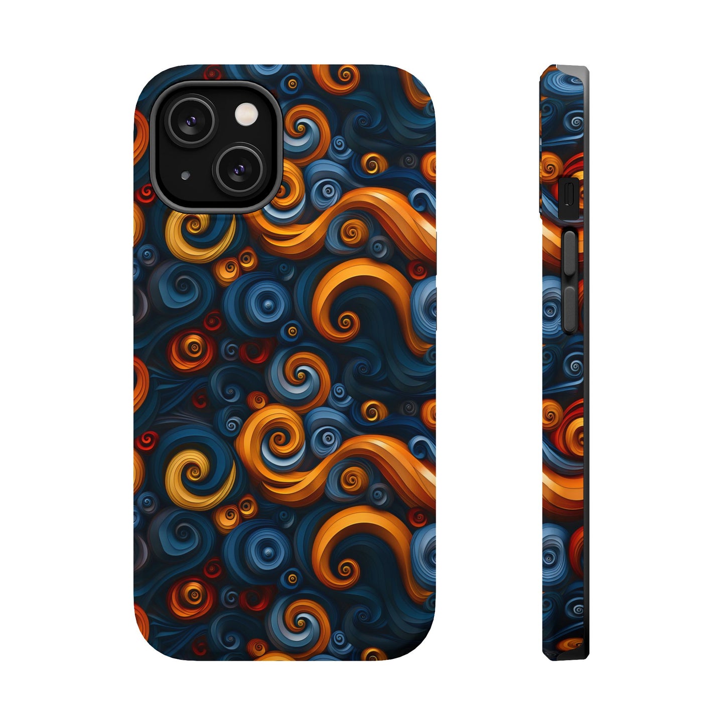 Protective Phone Case – Vibrant Swirl Pattern