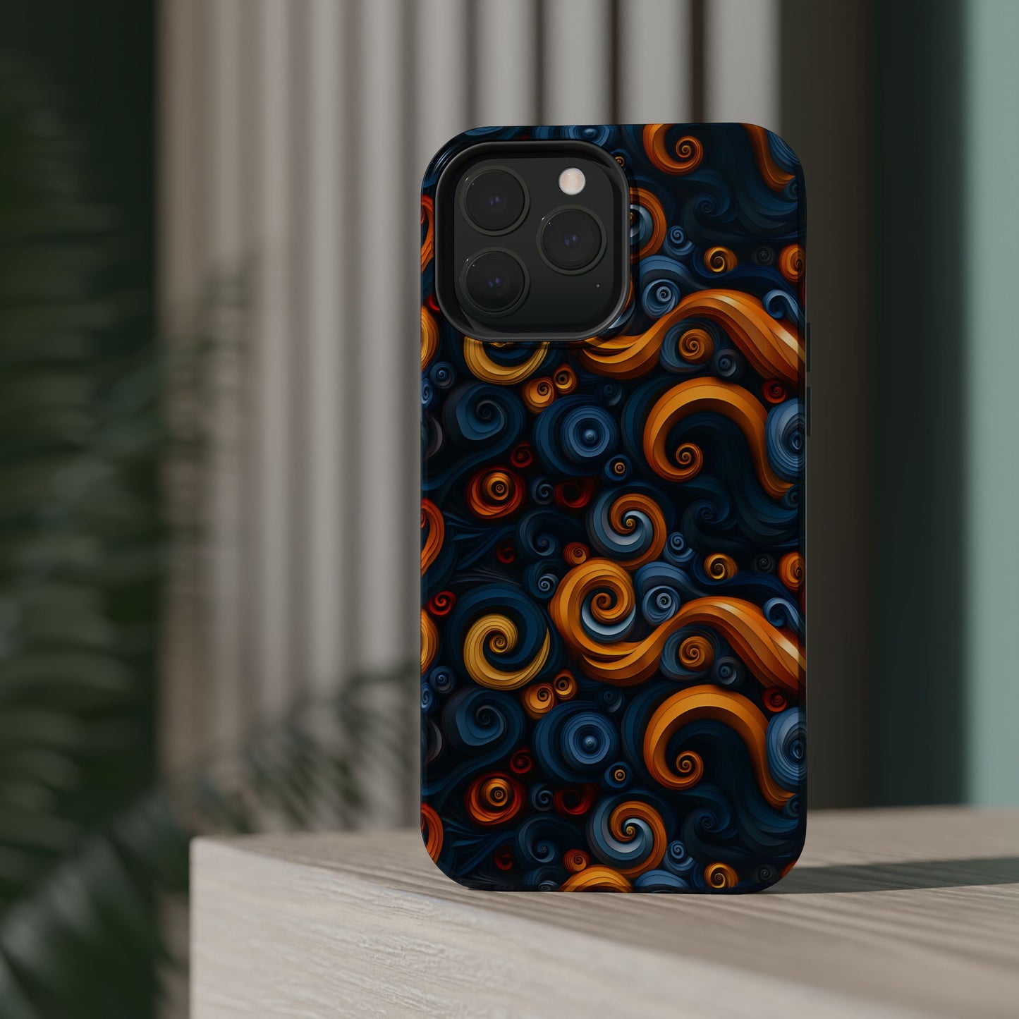 Protective Phone Case – Vibrant Swirl Pattern