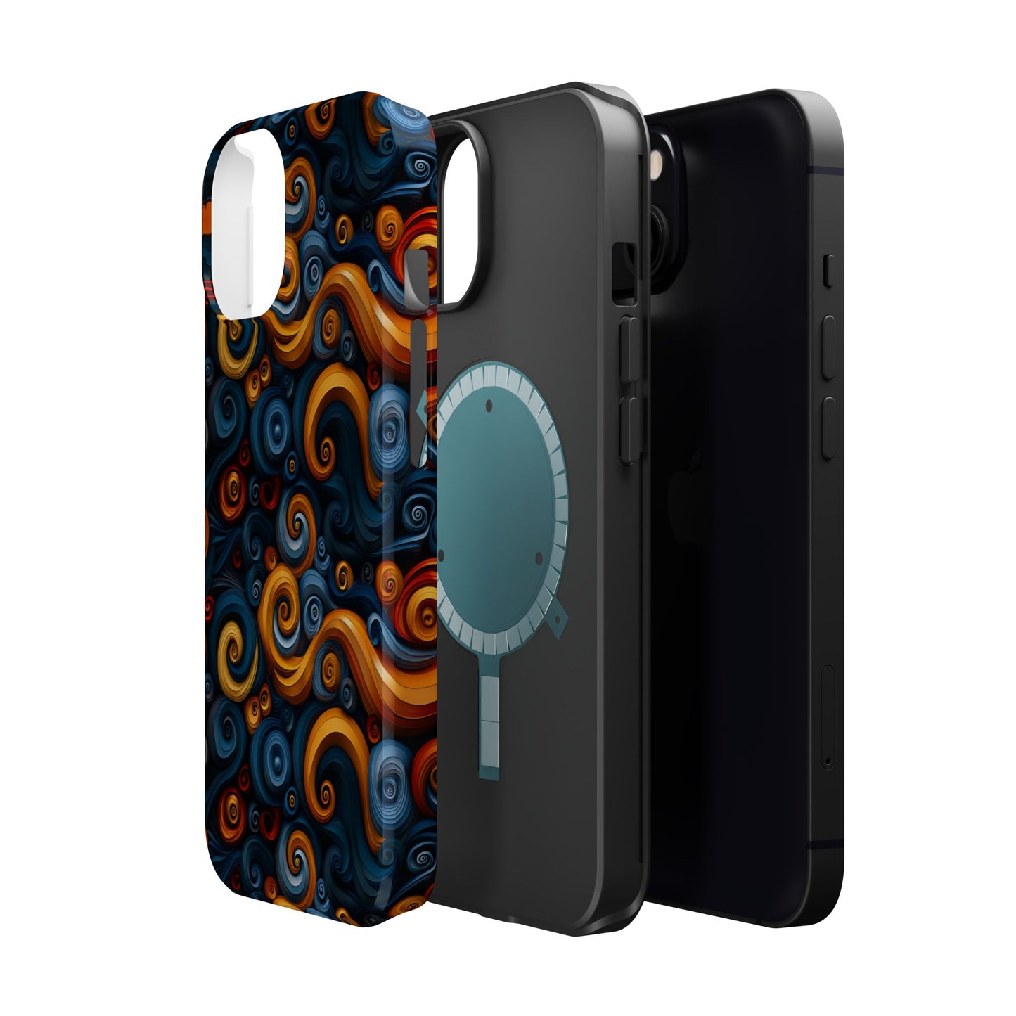 Protective Phone Case – Vibrant Swirl Pattern