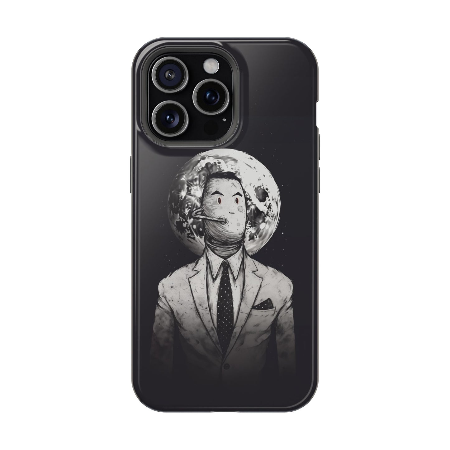 Protective Phone Case – Surreal Moon Suit Design