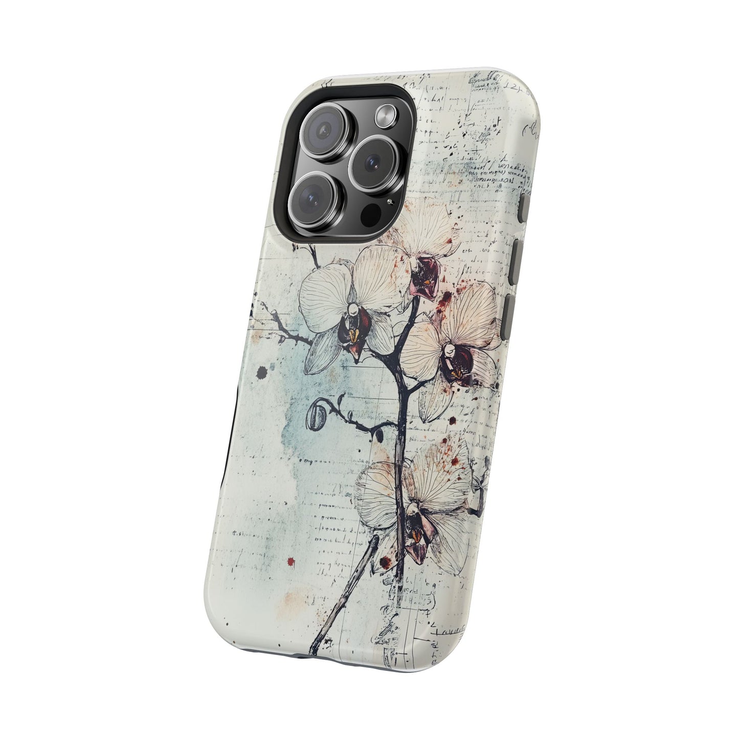 Protective Phone Case – Elegant Orchid Design