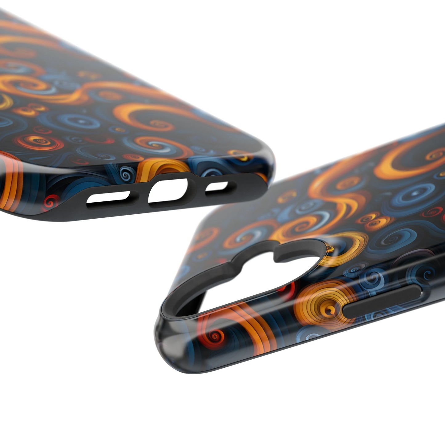 Protective Phone Case – Vibrant Swirl Pattern