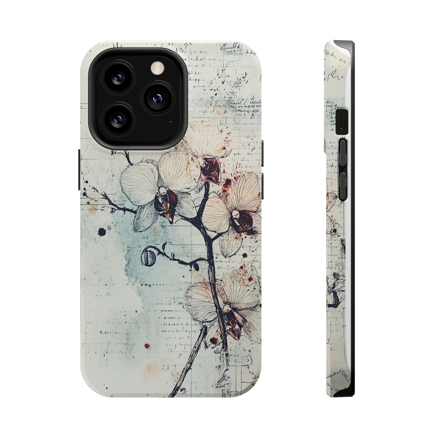 Protective Phone Case – Elegant Orchid Design