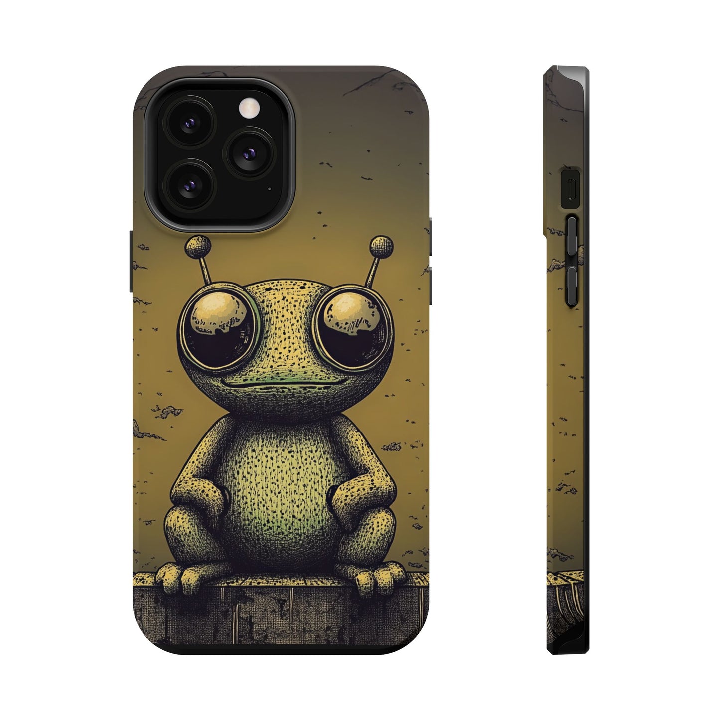 Protective Phone Case – Friendly Alien Design