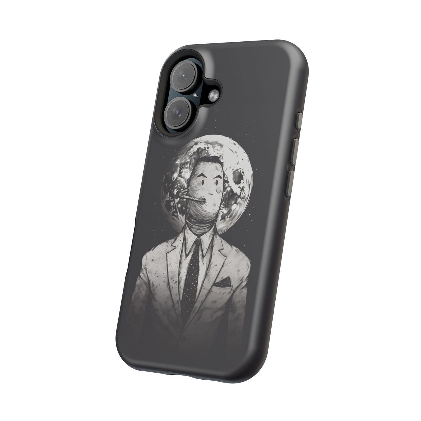 Protective Phone Case – Surreal Moon Suit Design