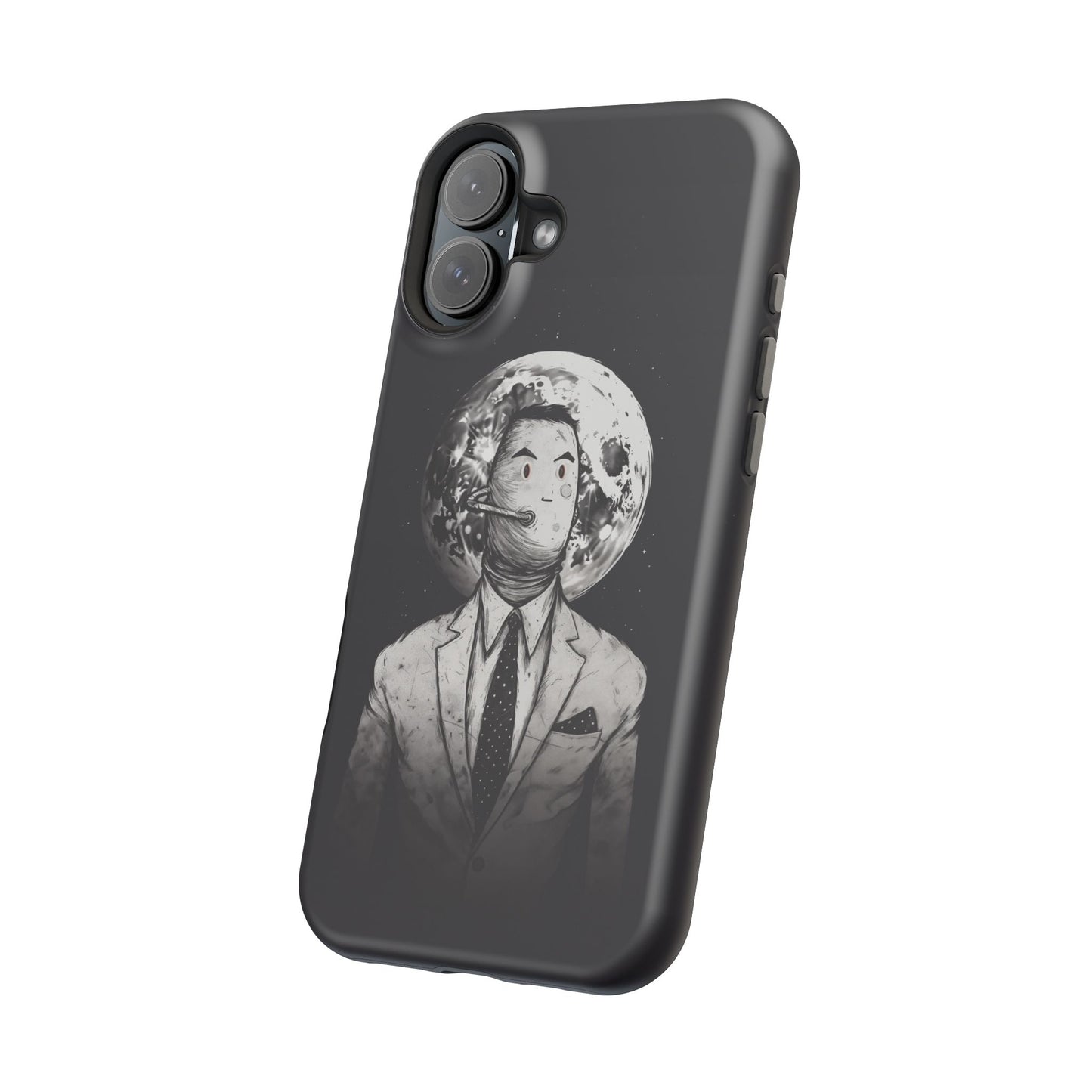 Protective Phone Case – Surreal Moon Suit Design