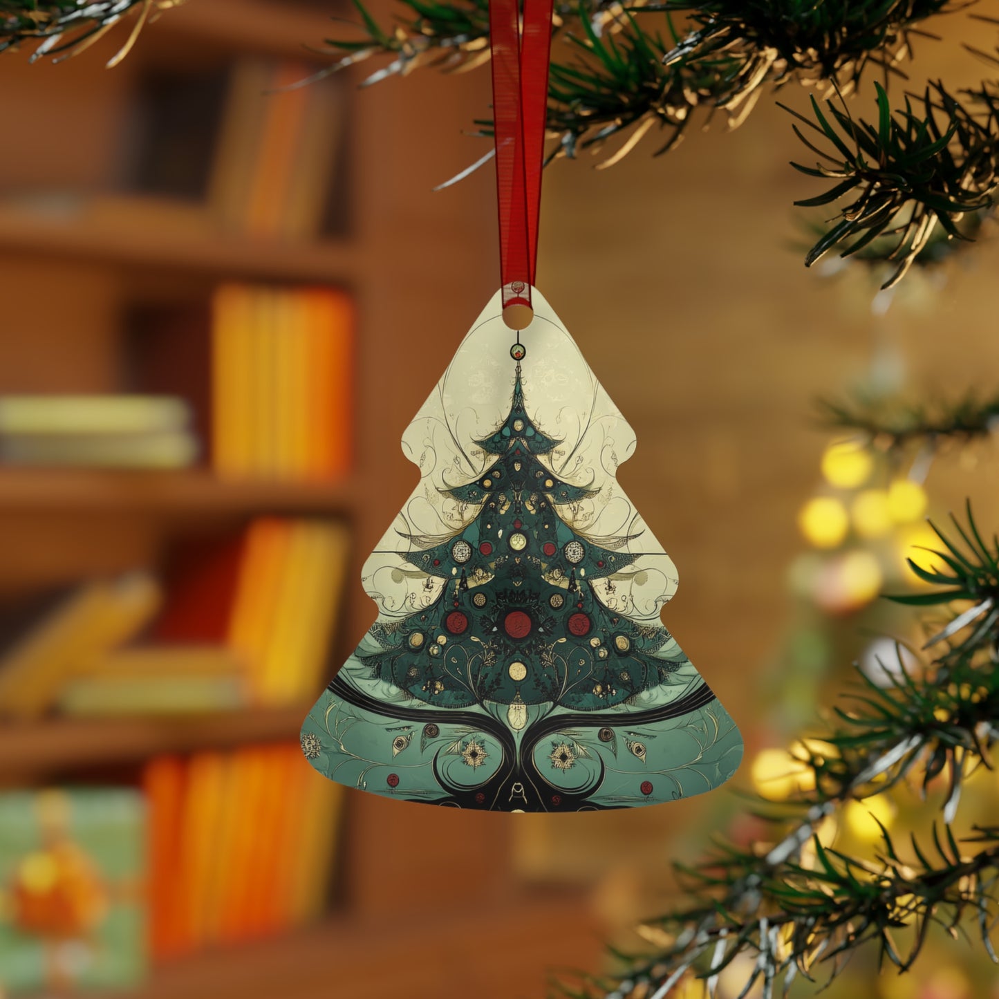 Metal Ornaments -- Elegant Tree