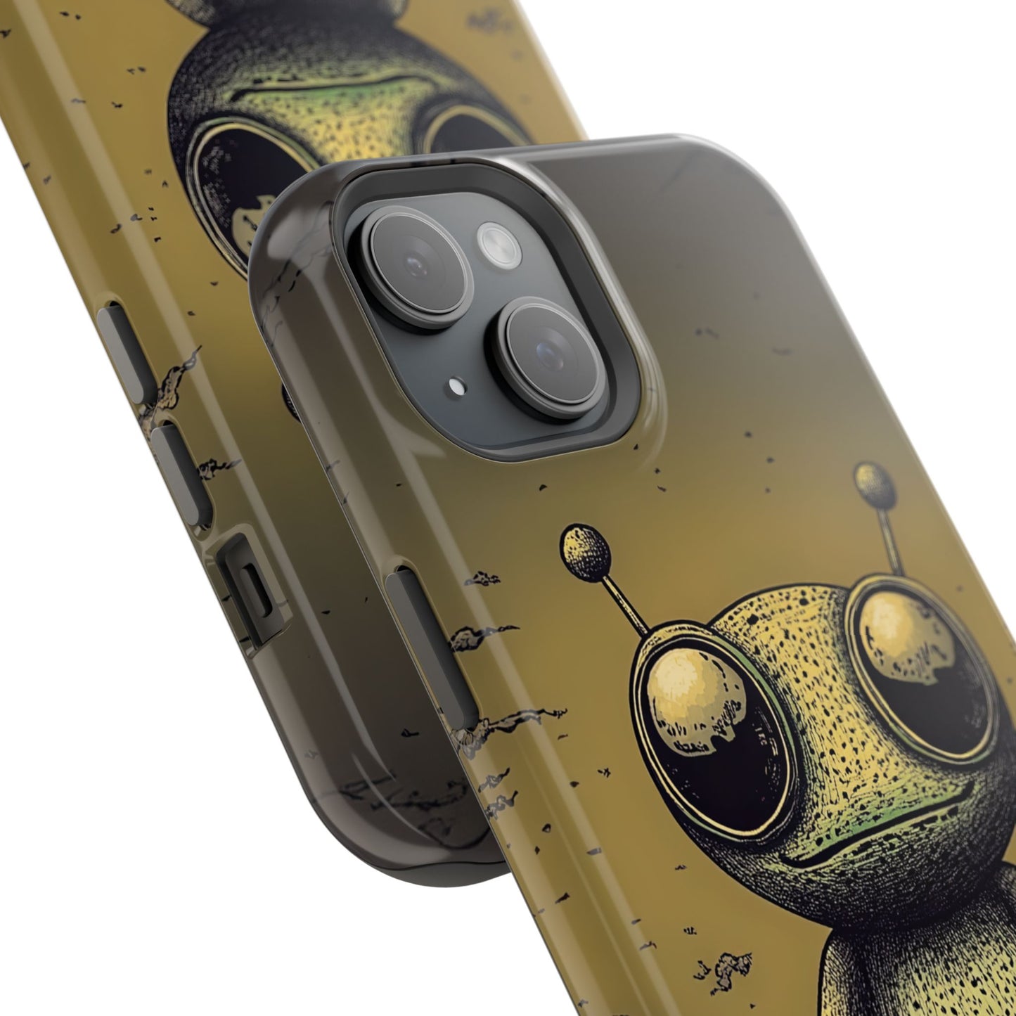 Protective Phone Case – Friendly Alien Design