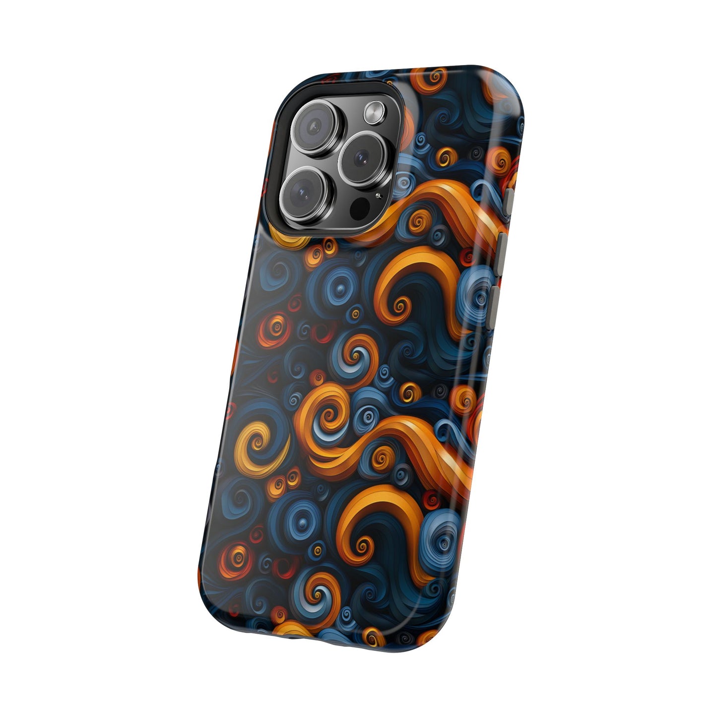 Protective Phone Case – Vibrant Swirl Pattern