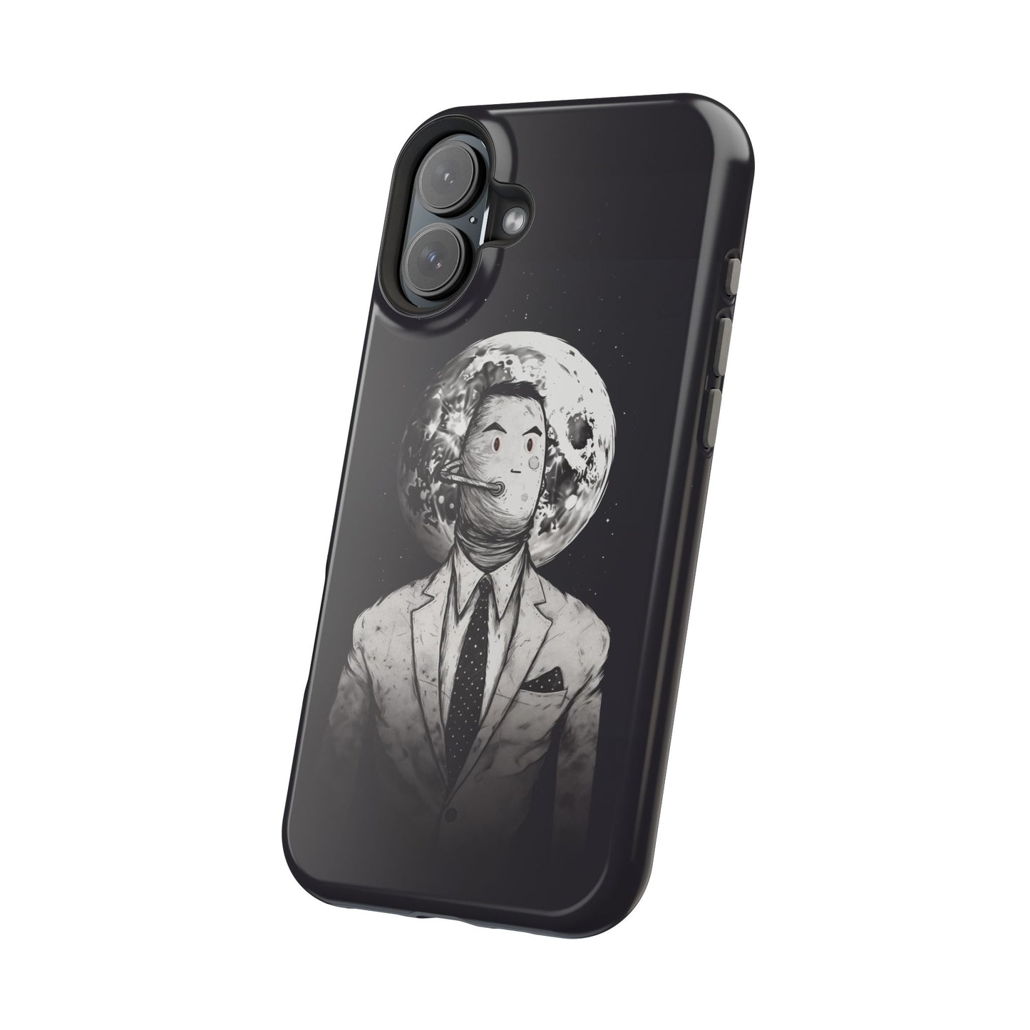 Protective Phone Case – Surreal Moon Suit Design