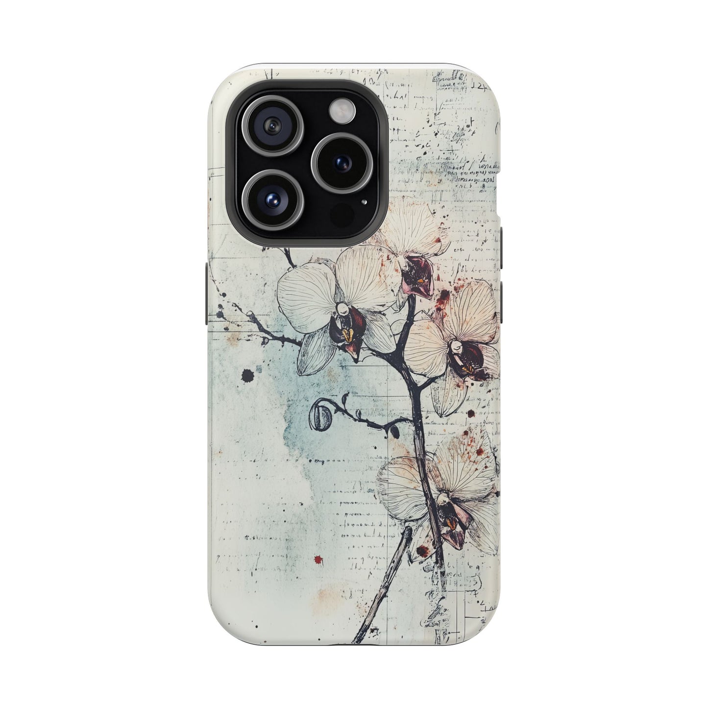 Protective Phone Case – Elegant Orchid Design