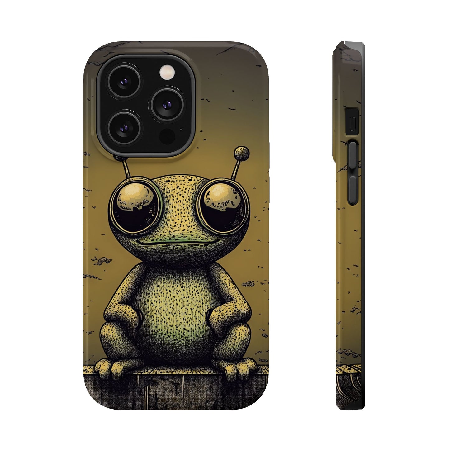 Protective Phone Case – Friendly Alien Design