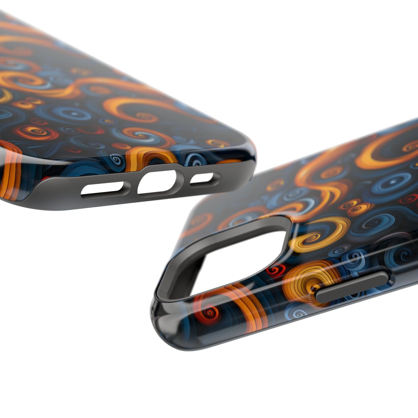 Protective Phone Case – Vibrant Swirl Pattern