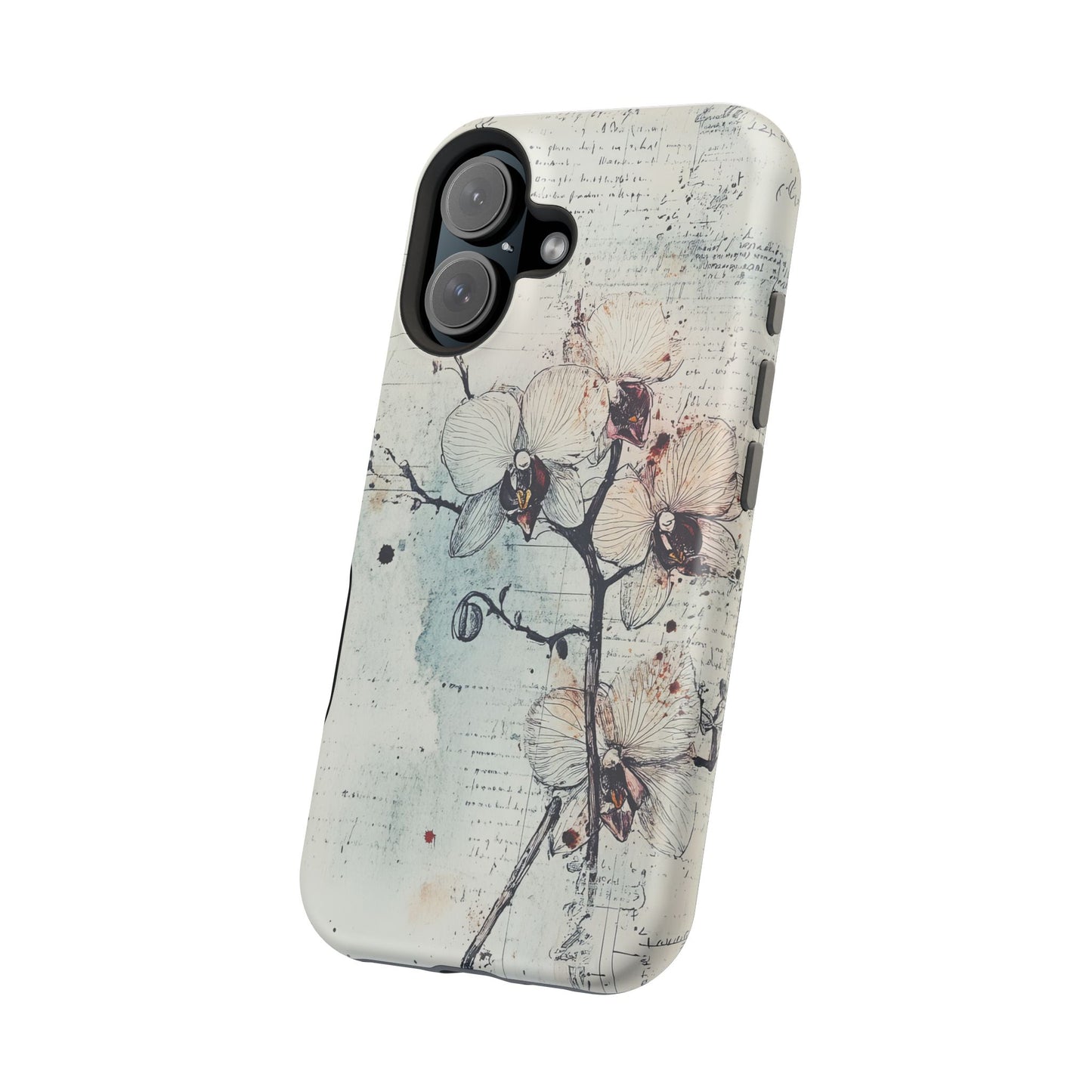 Protective Phone Case – Elegant Orchid Design