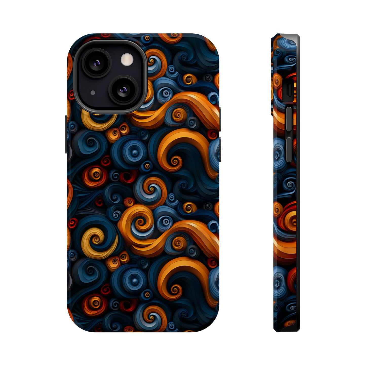 Protective Phone Case – Vibrant Swirl Pattern