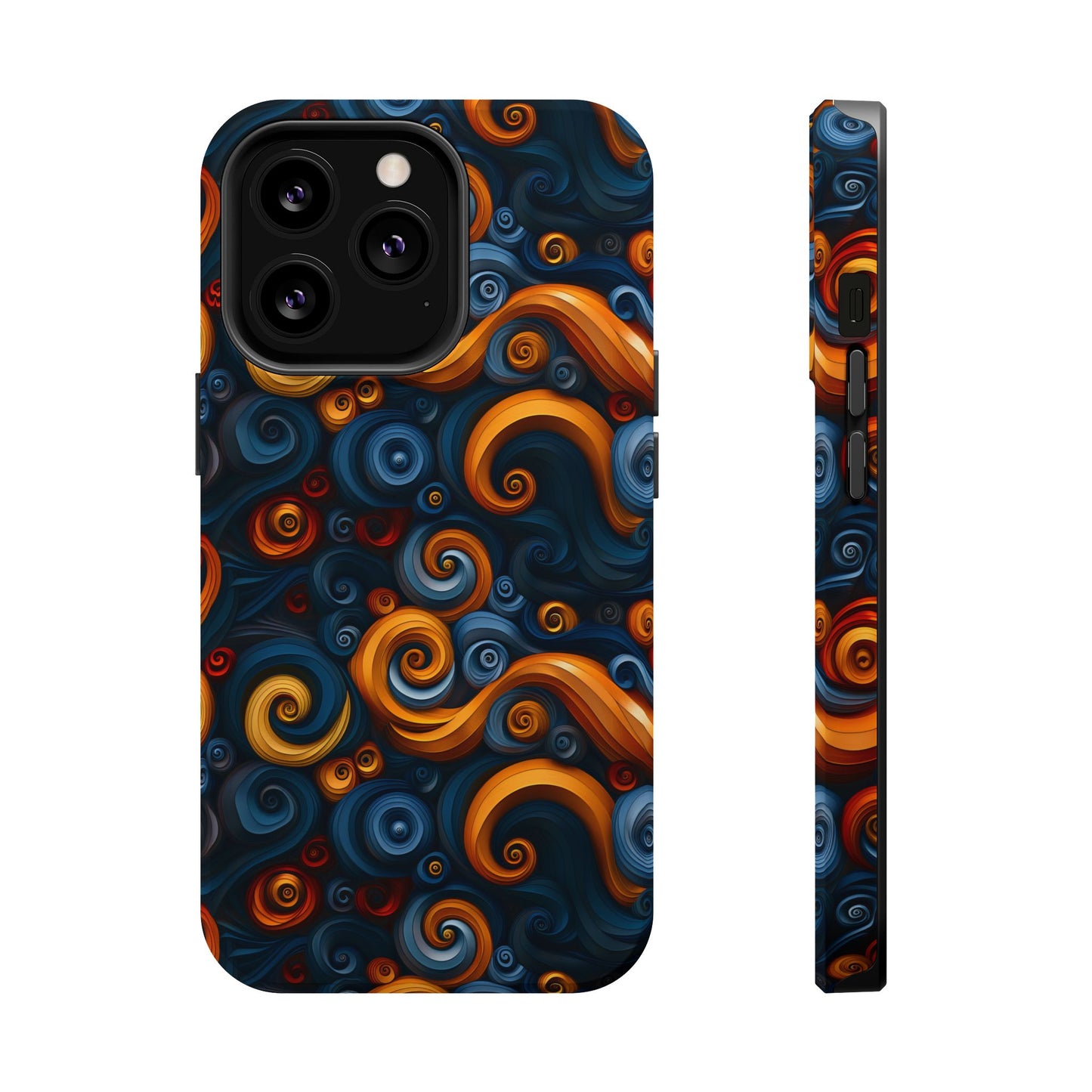 Protective Phone Case – Vibrant Swirl Pattern