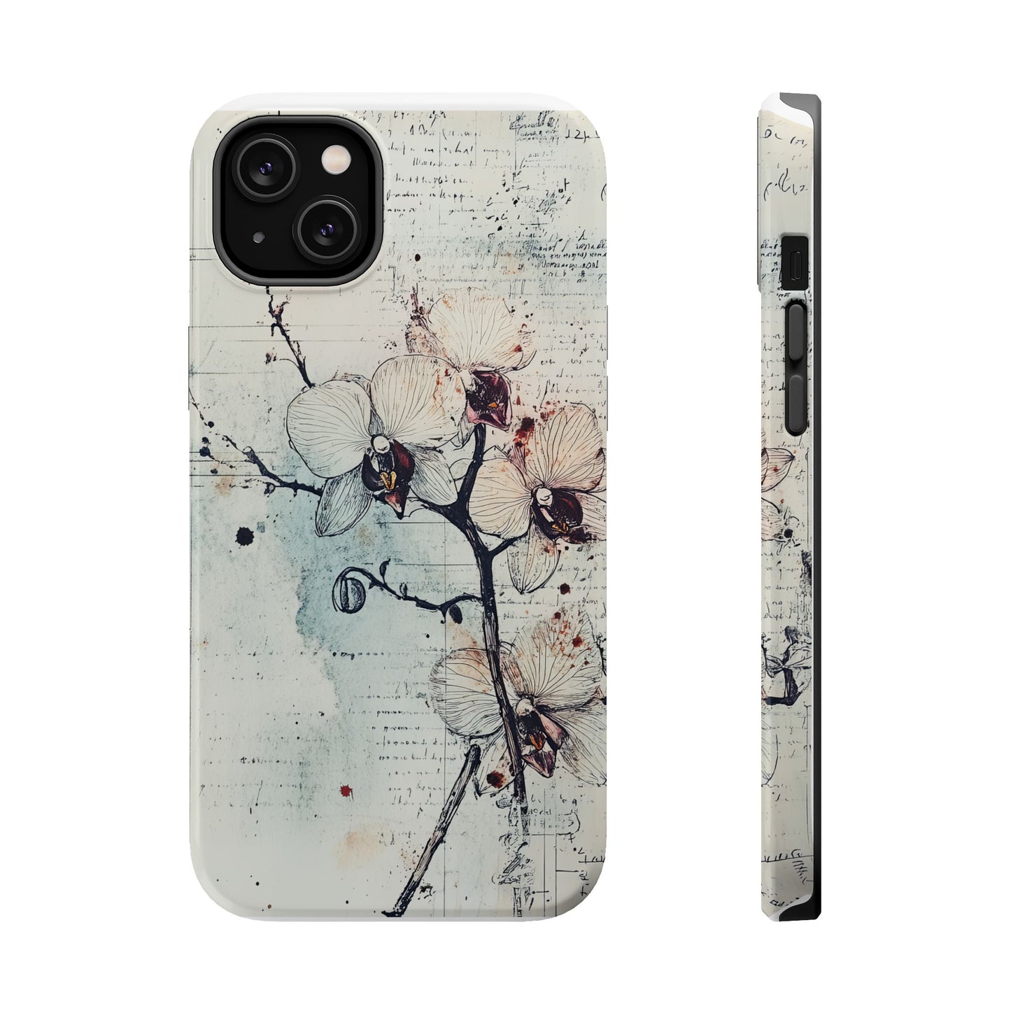 Protective Phone Case – Elegant Orchid Design