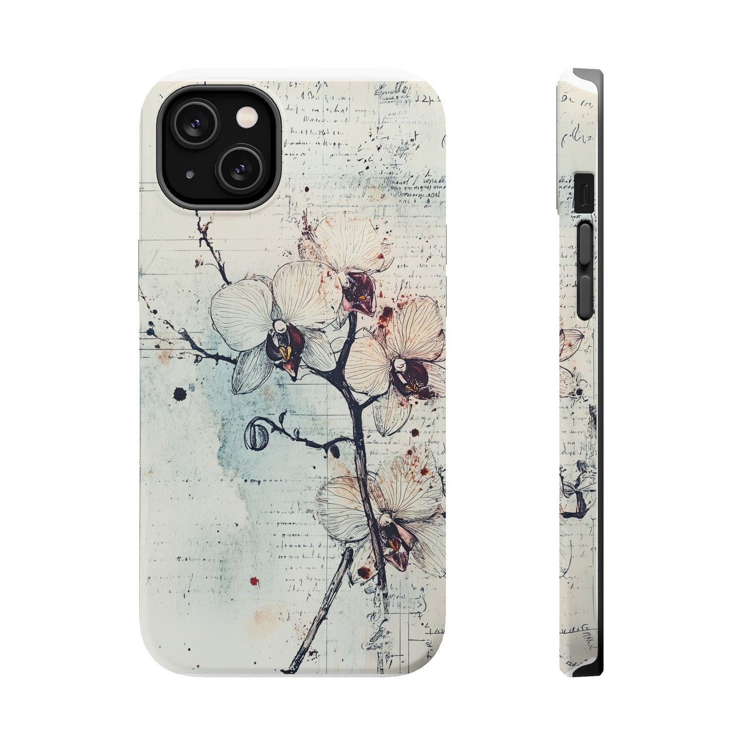 Protective Phone Case – Elegant Orchid Design