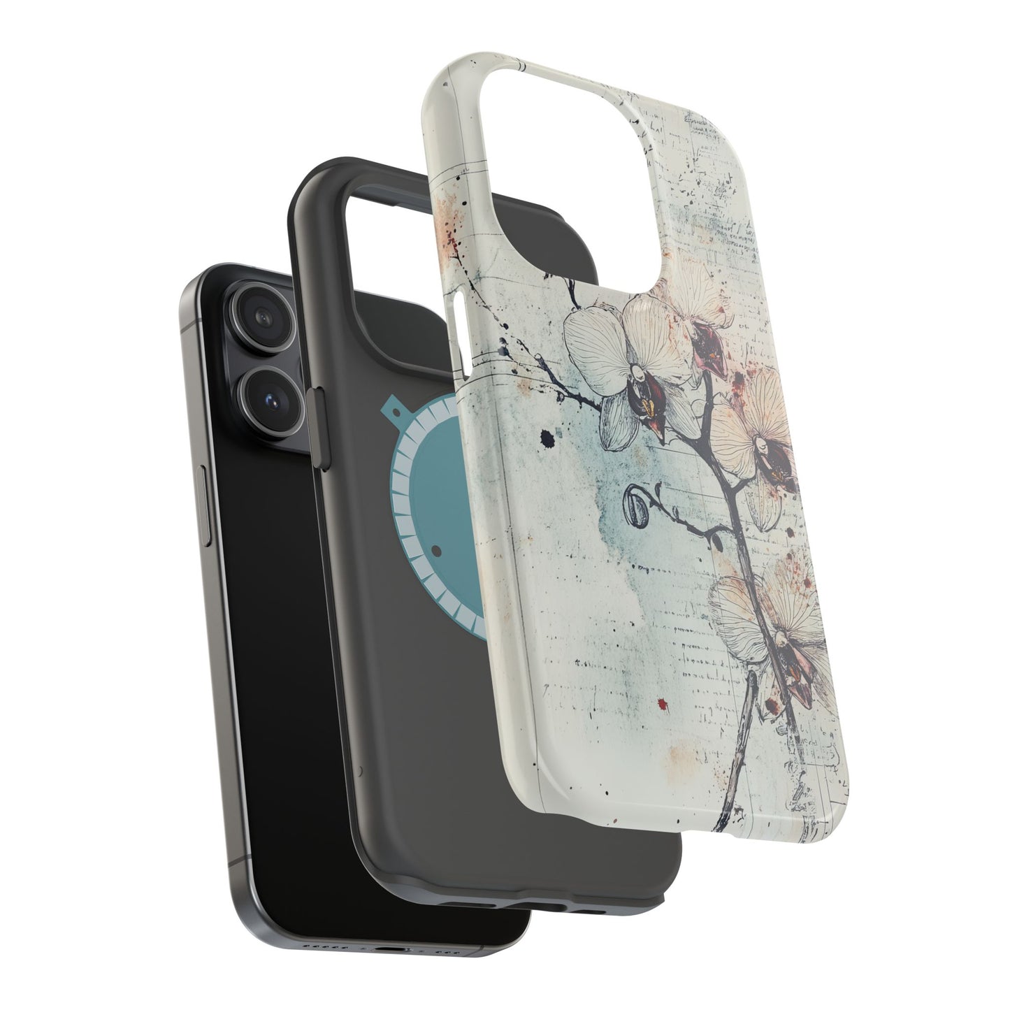 Protective Phone Case – Elegant Orchid Design