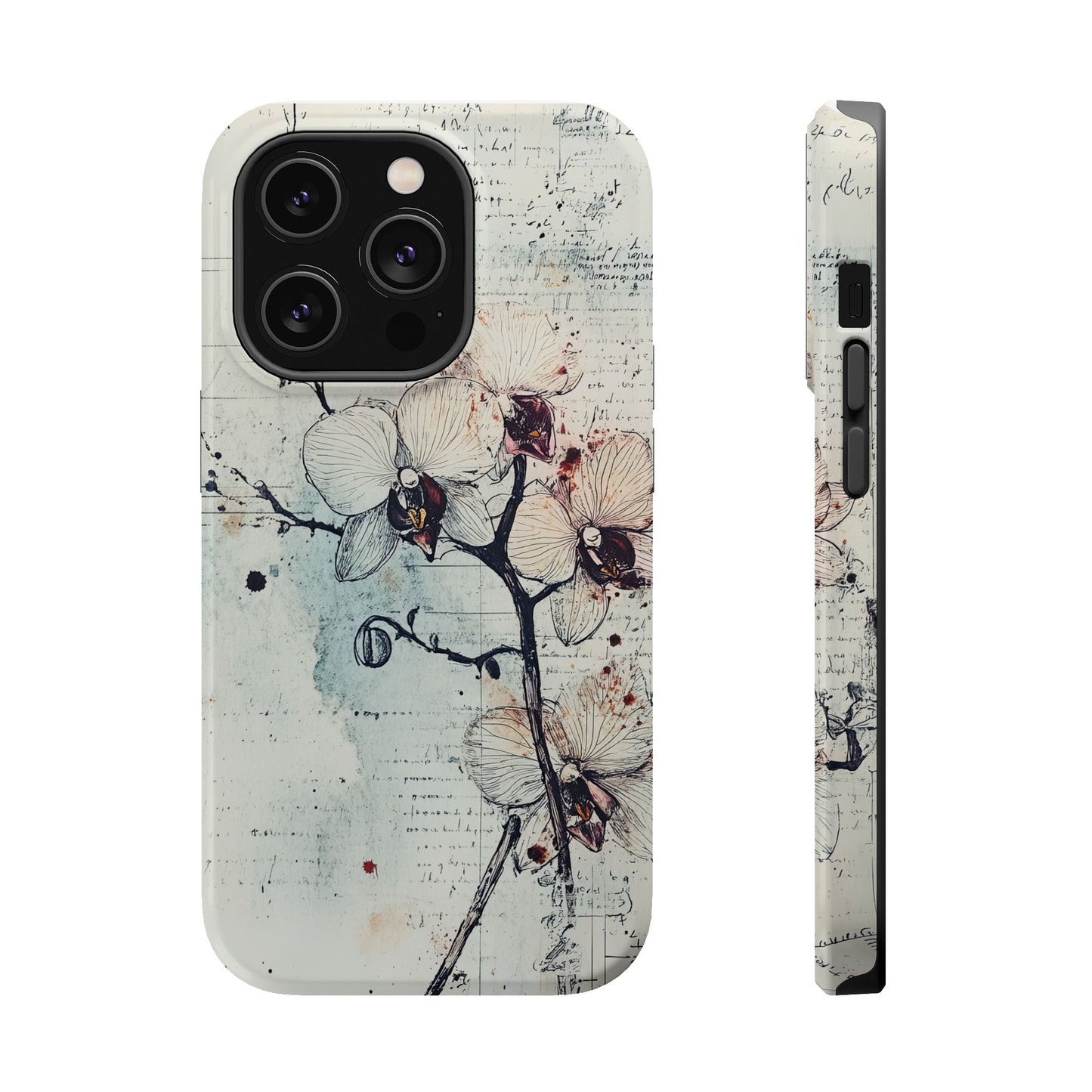 Protective Phone Case – Elegant Orchid Design