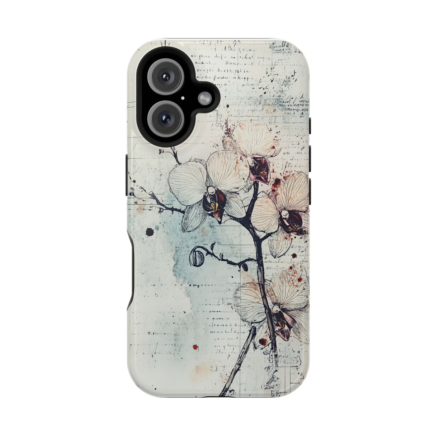 Protective Phone Case – Elegant Orchid Design