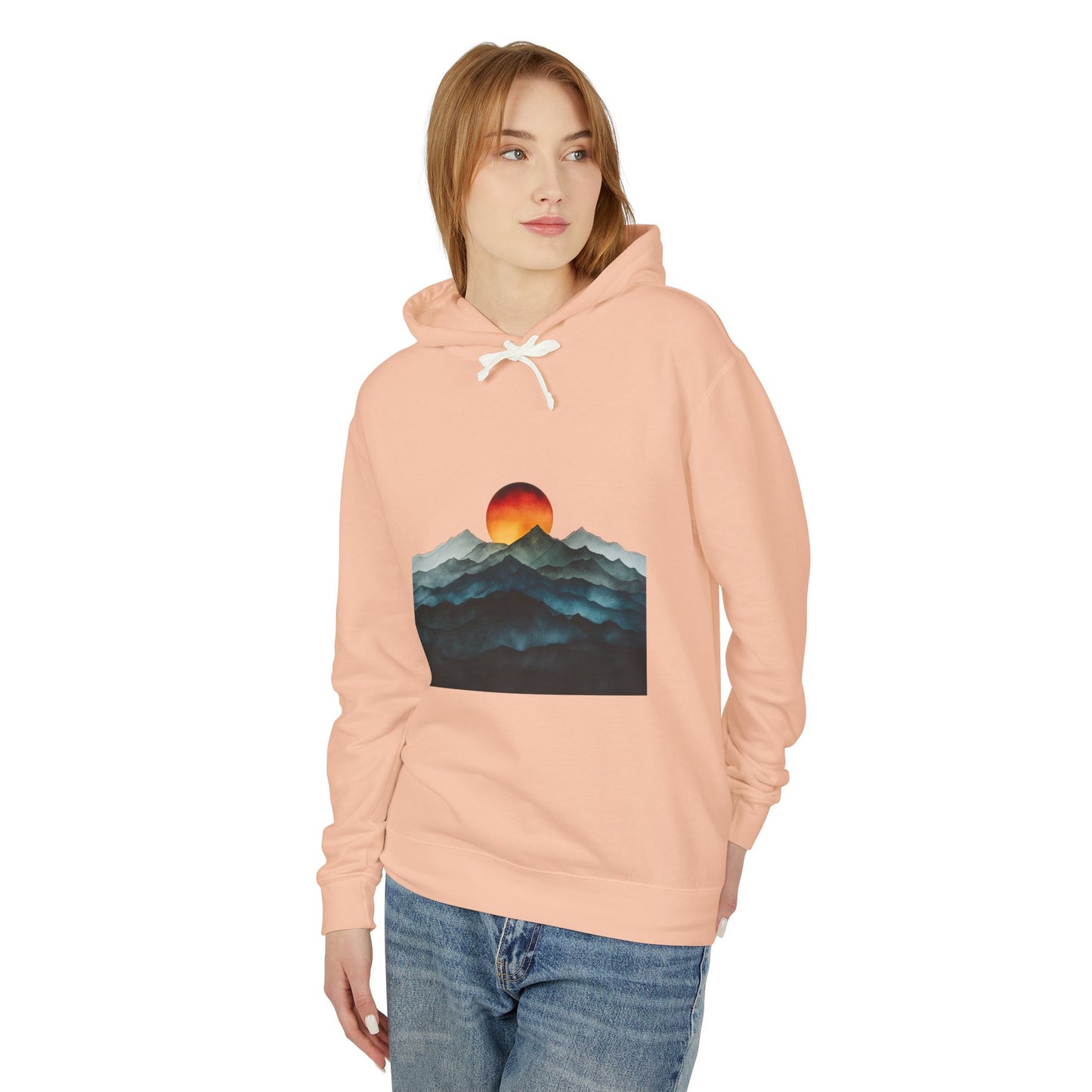 Unisex Lightweight Hooded Sweatshirt