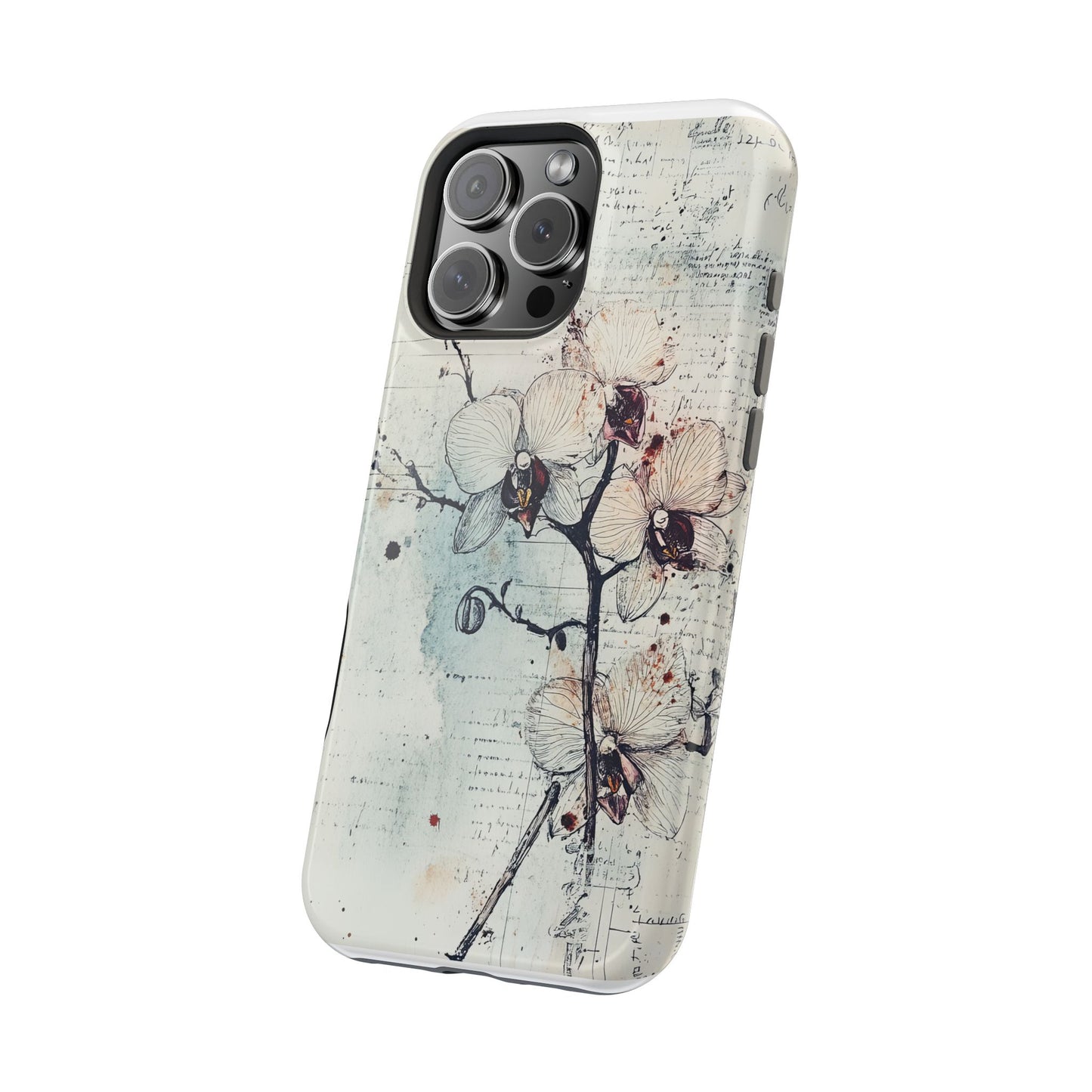 Protective Phone Case – Elegant Orchid Design