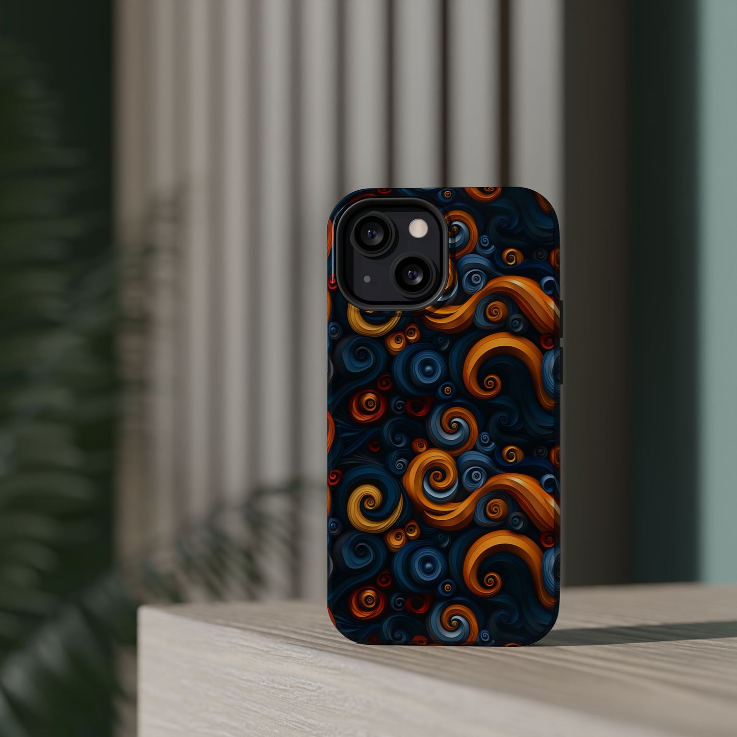 Protective Phone Case – Vibrant Swirl Pattern